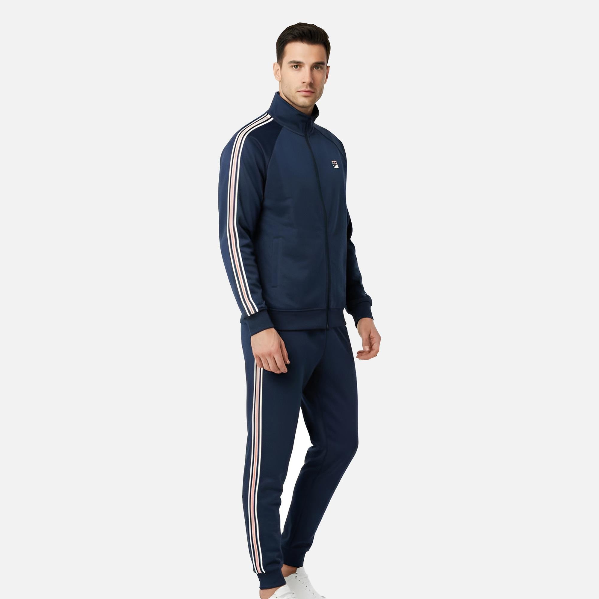Fila Erkek Günlük Eşofman Üstü Biella Taped Pique Track Jacket Fam1093.50004