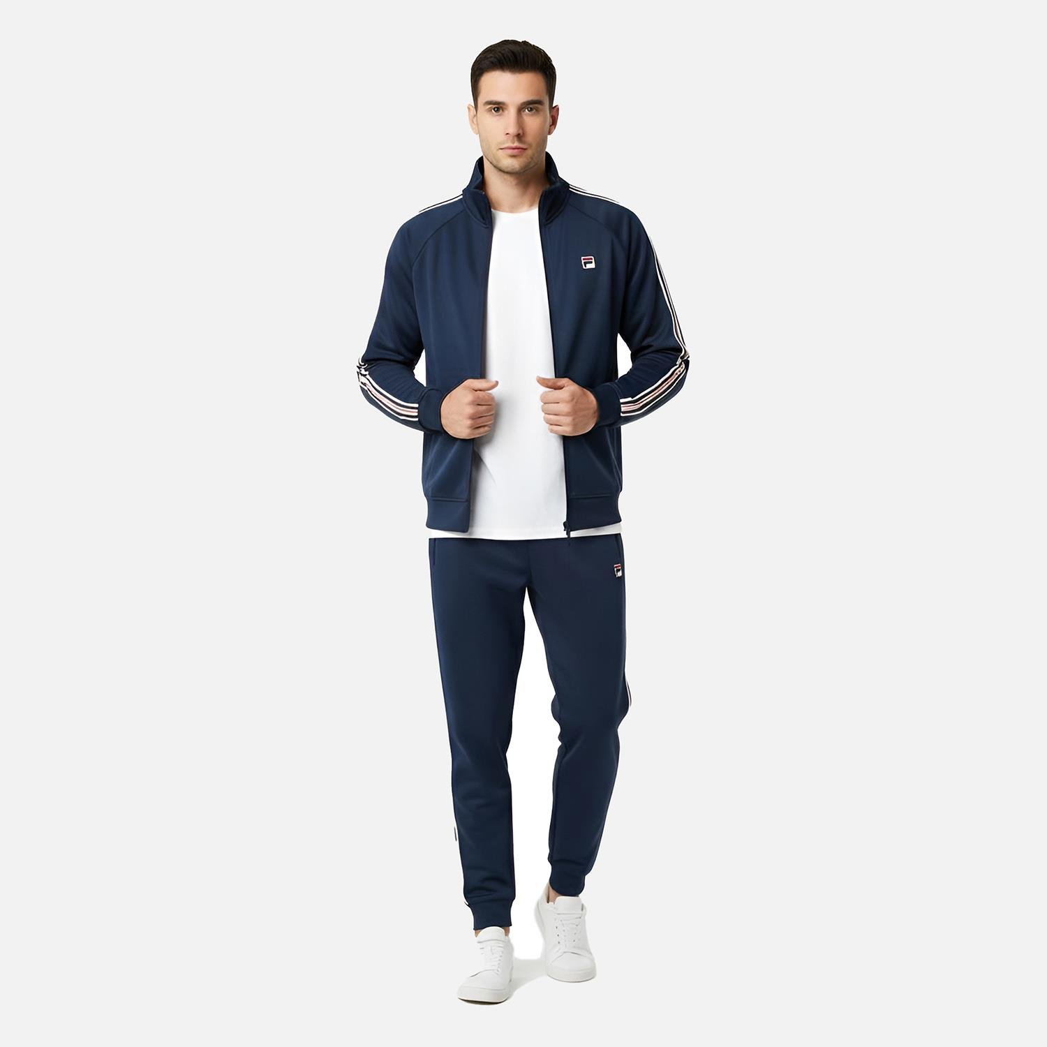 Fila Erkek Günlük Eşofman Üstü Biella Taped Pique Track Jacket Fam1093.50004