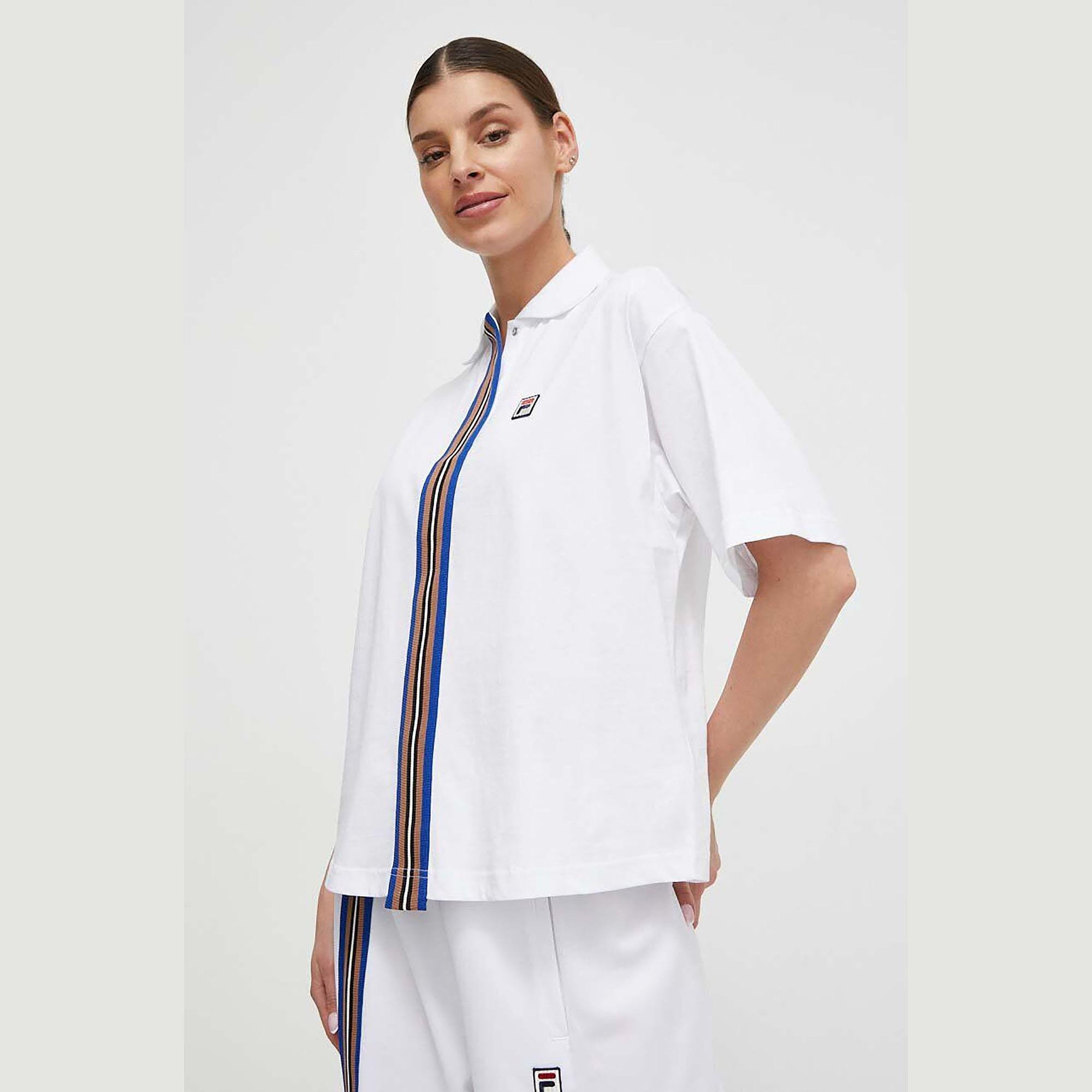 Fila Kadın Polo T-Shirt Tape Detail TW411141