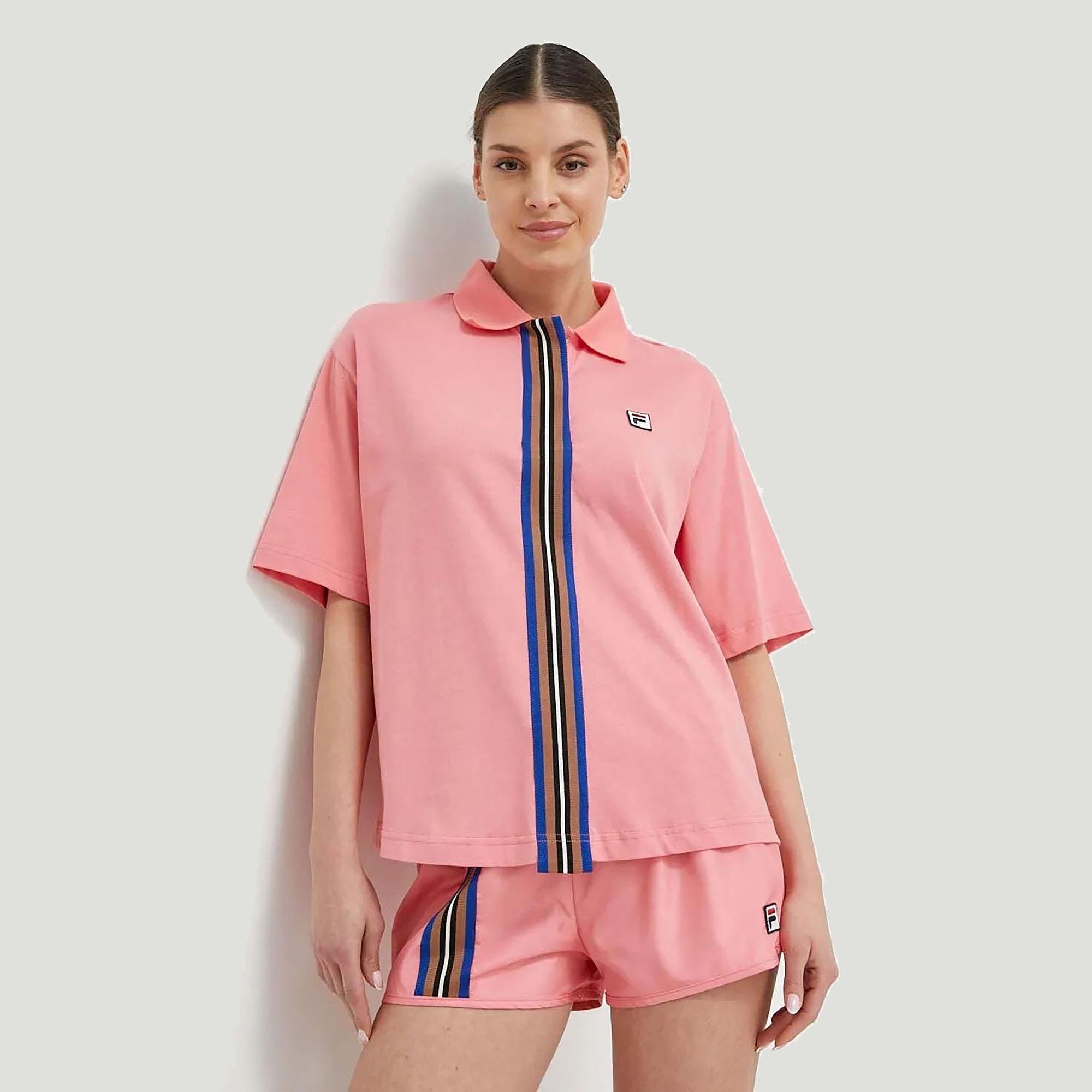 Fila Kadın Polo T-Shirt Tape Detail TW411141