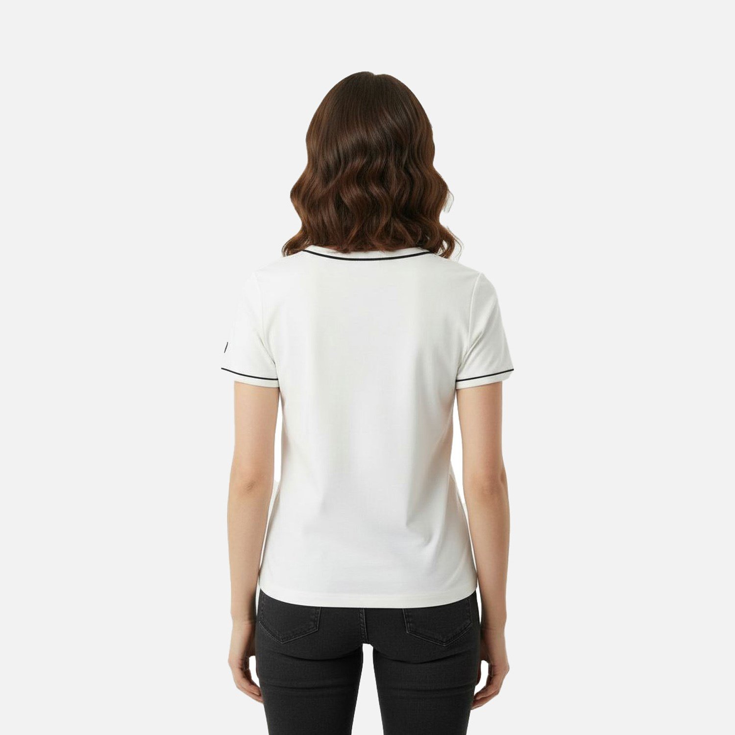 Fila Kadın T-Shirt Portello Slim V-Neck Faw1166.10010