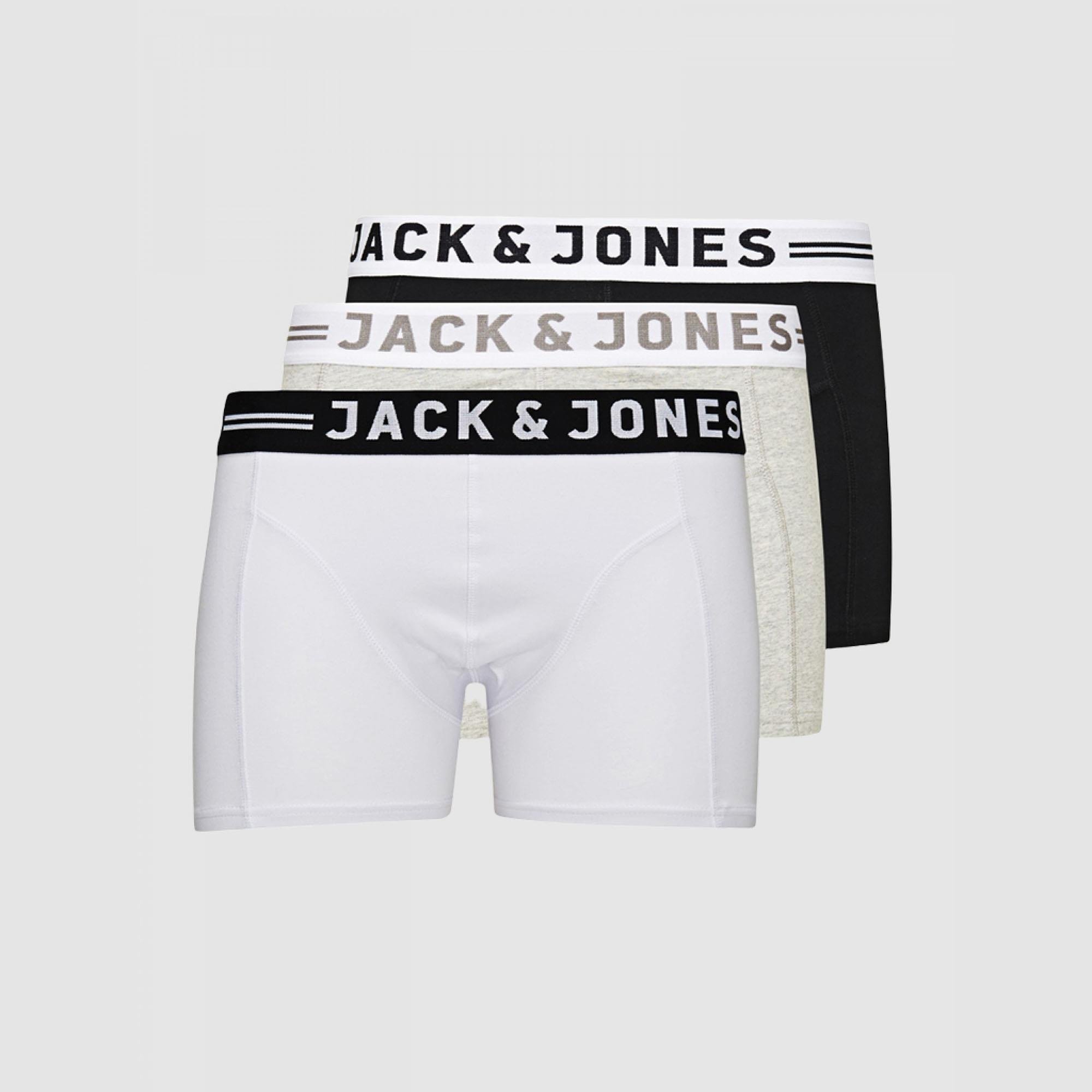Jack & Jones Erkek 3lü Paket Boxer 12081832 Jack & Jones Erkek Boxer 3lü Paket 12081832