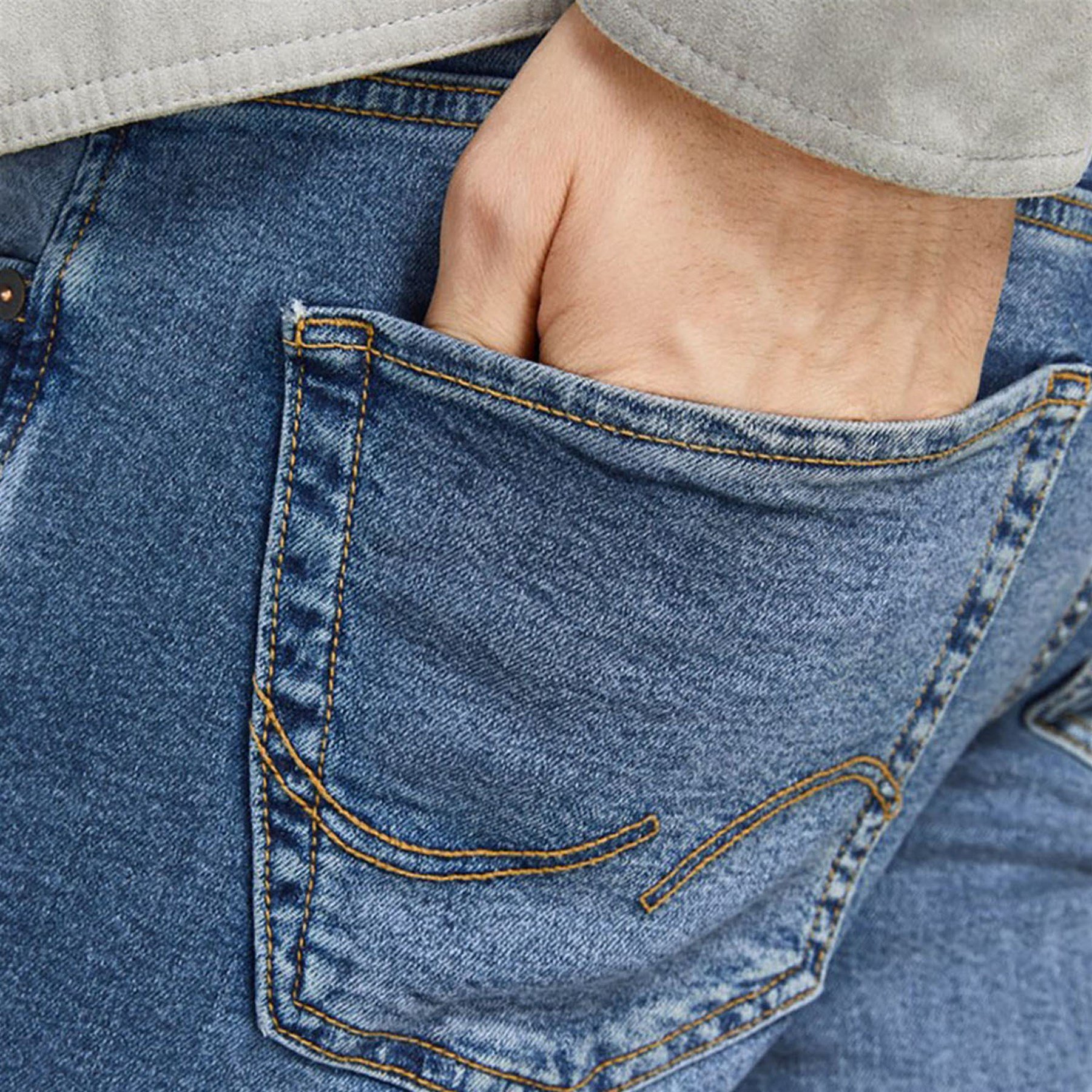 Jack & Jones Erkek Glenn Slim Fit Jeans Pantolon 12184473