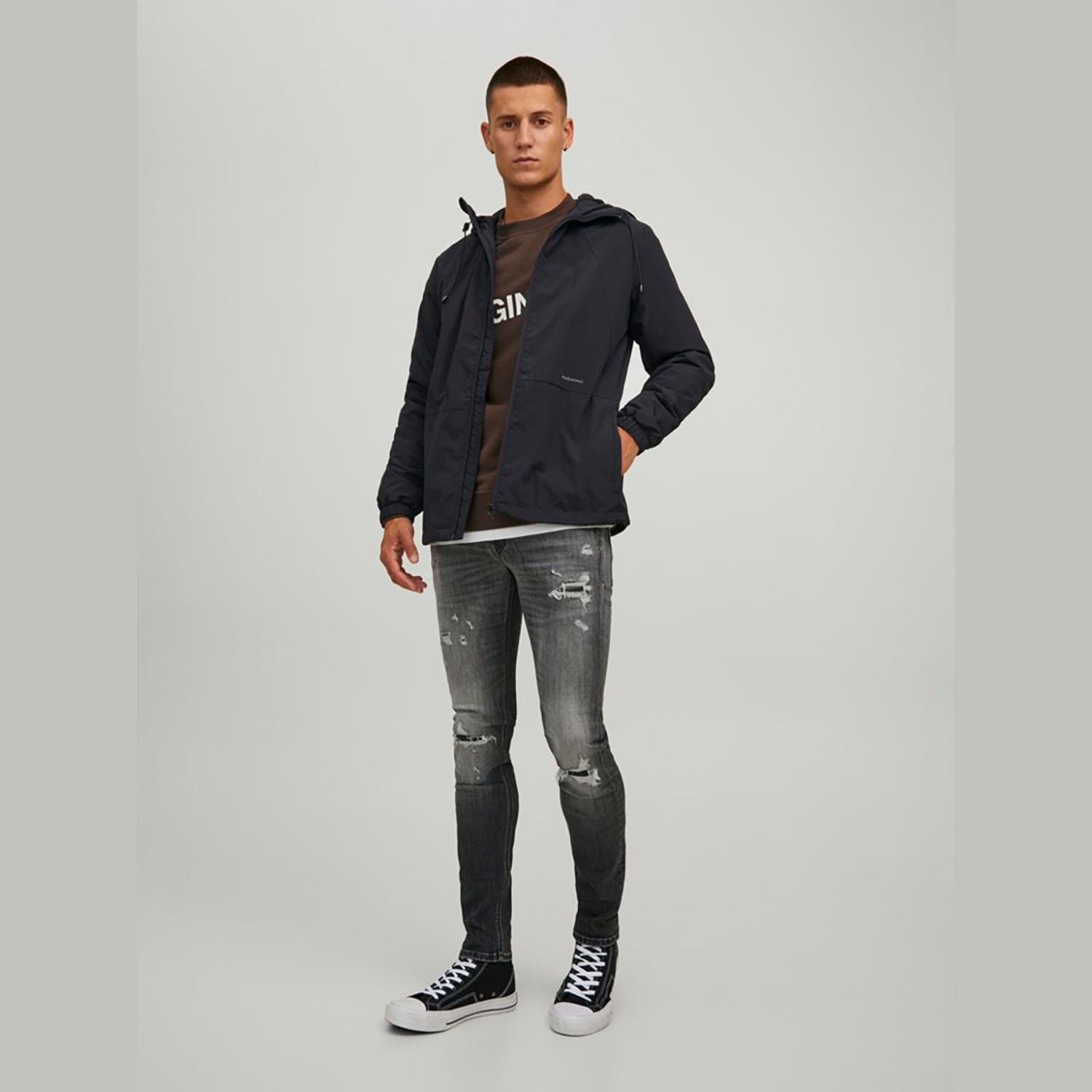 Jack & Jones Erkek Kapşonlu Mont 12215377