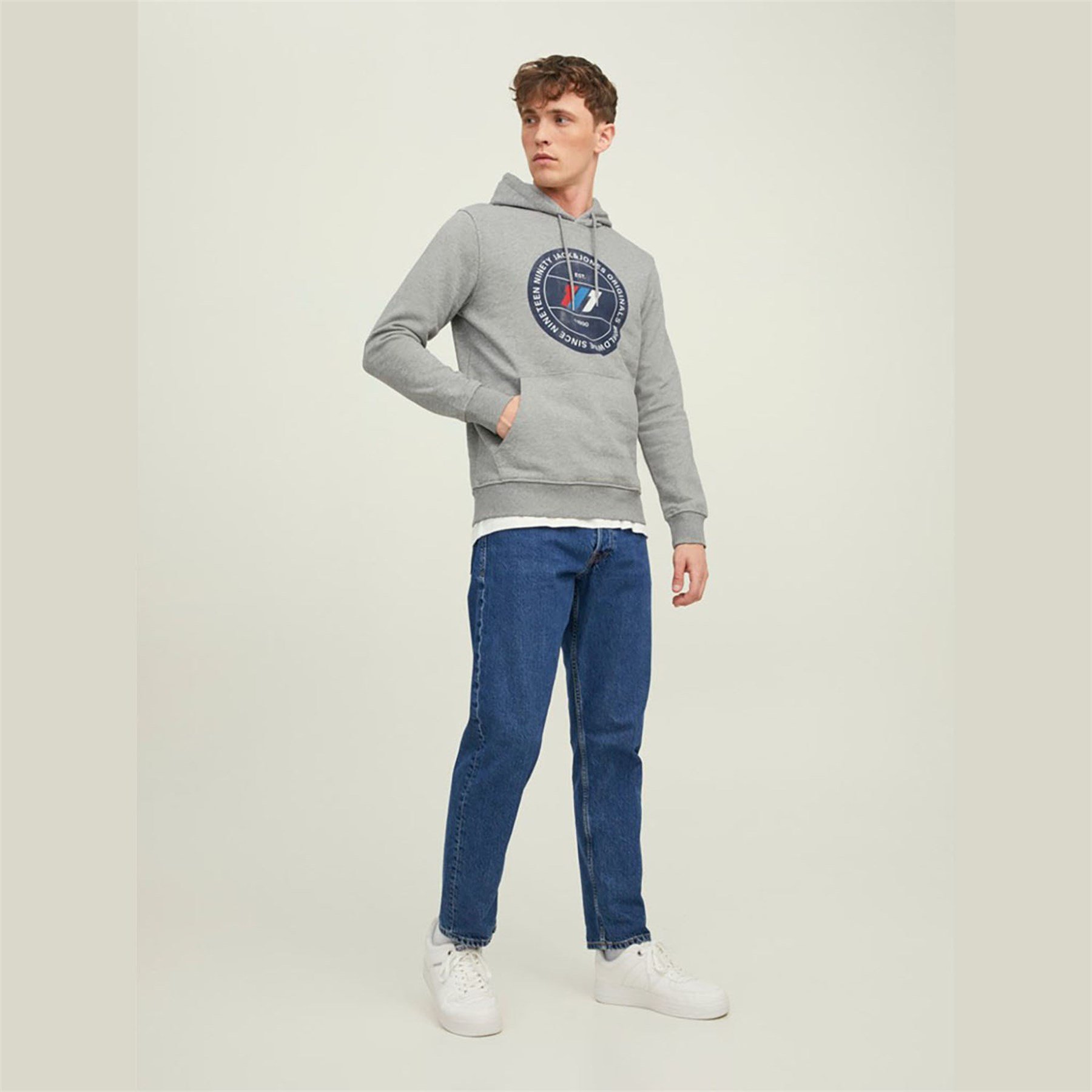 Jack & Jones Erkek Kapşonlu Sweatshirt