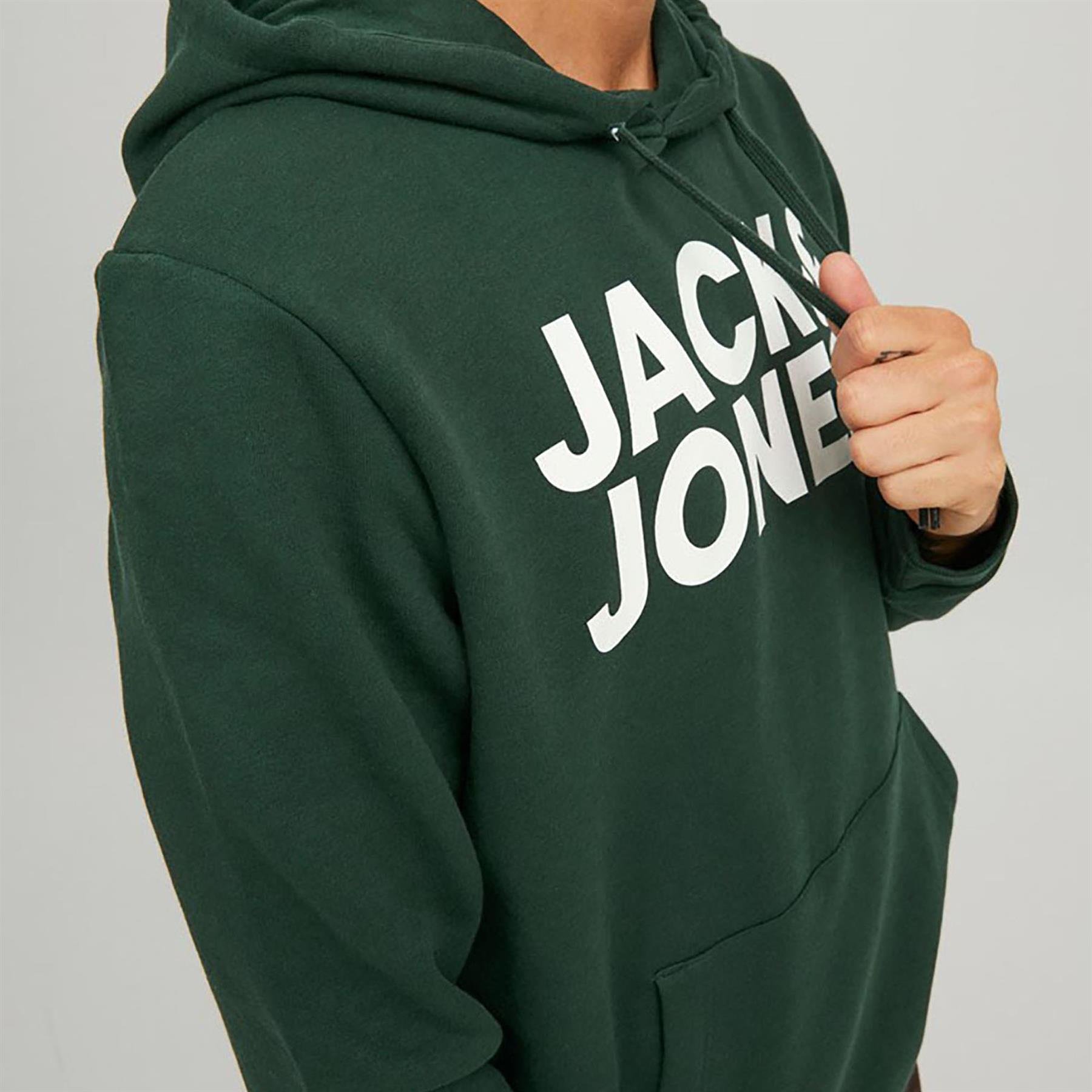 Jack & Jones Erkek Kapşonlu Sweatshirt 12152840