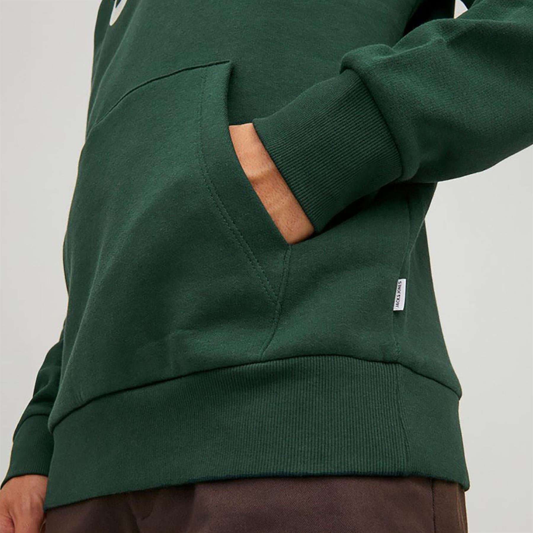 Jack & Jones Erkek Kapşonlu Sweatshirt 12152840