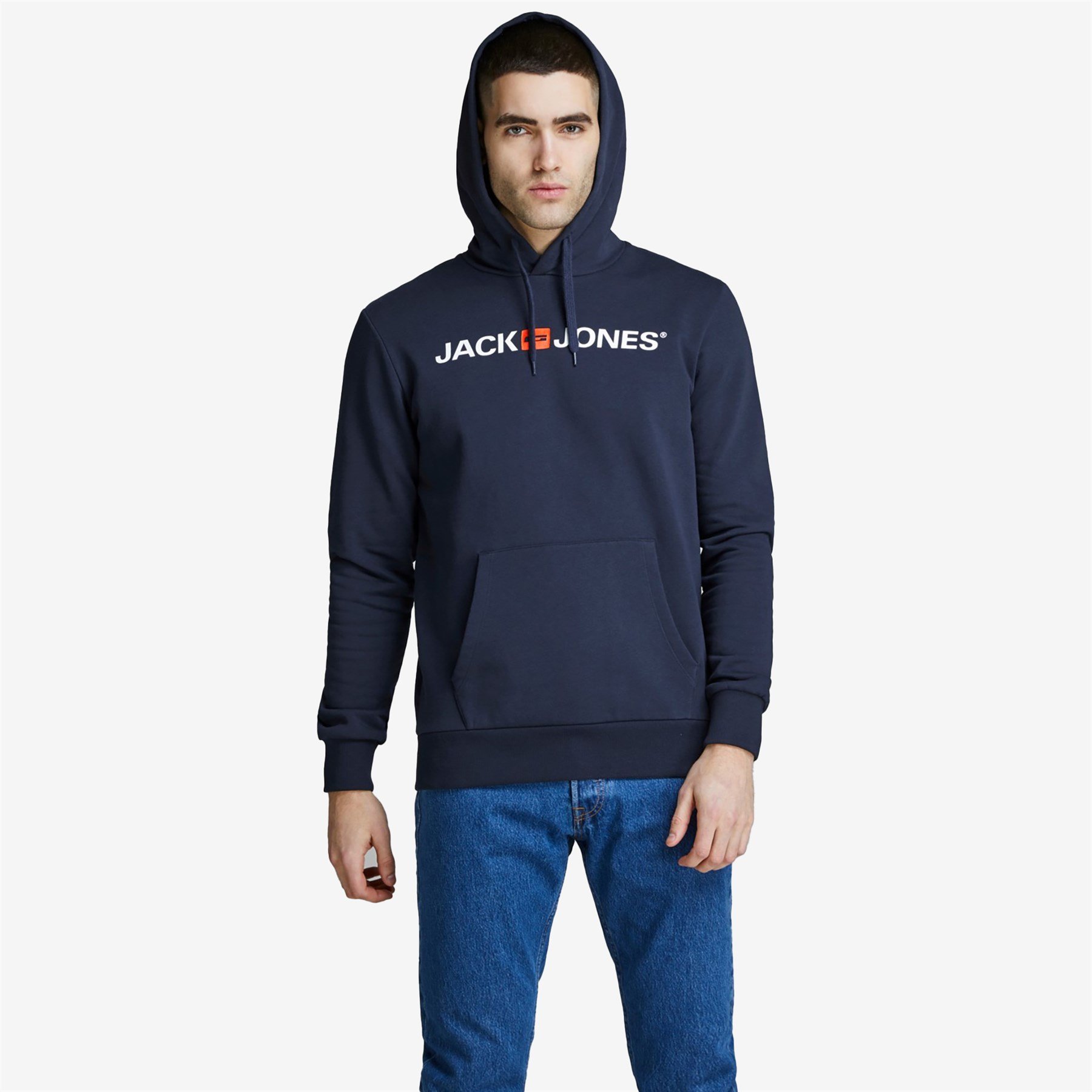 Jack & Jones Erkek Kapşonlu Sweatshirt 12137054