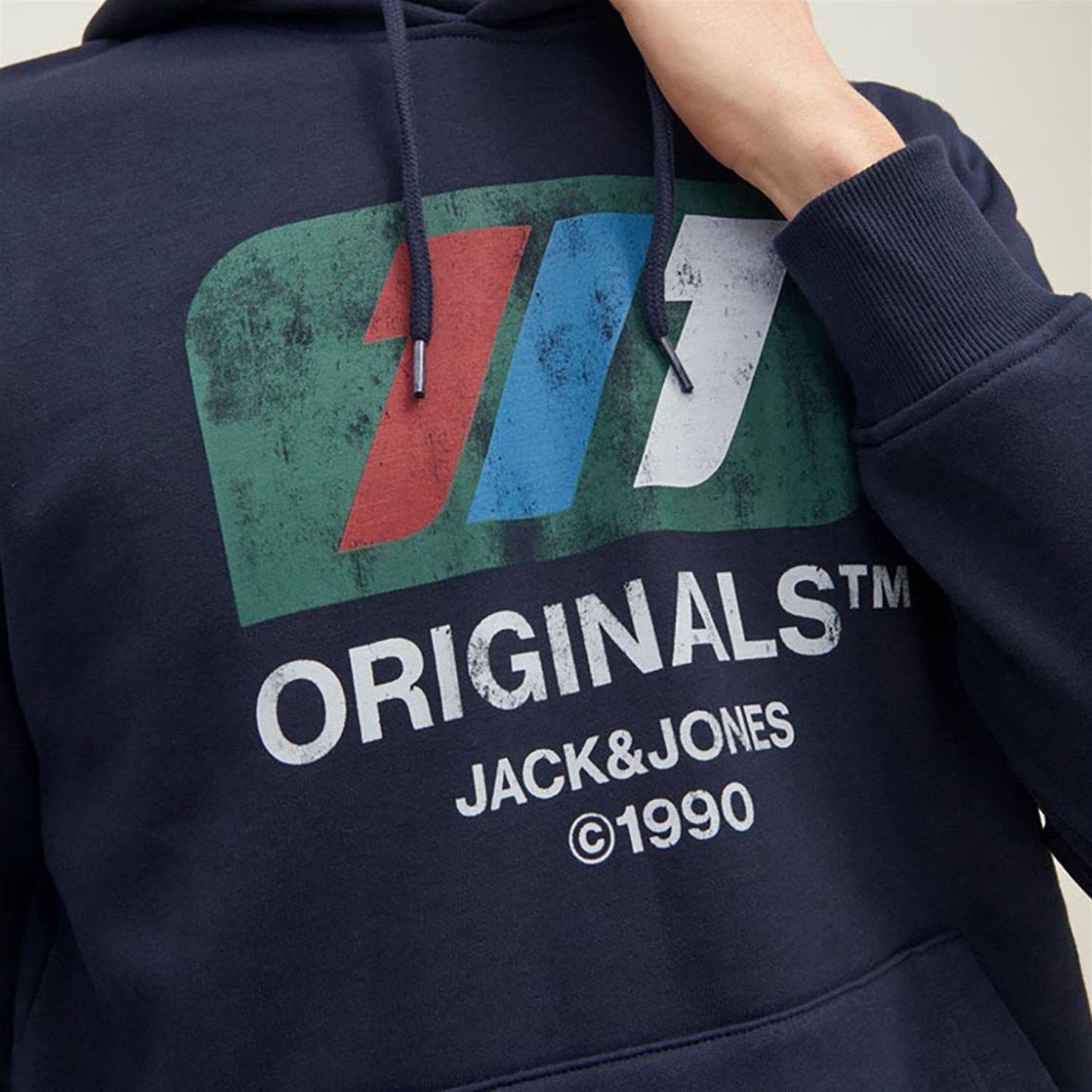 Jack & Jones Erkek Kapşonlu Sweatshirt