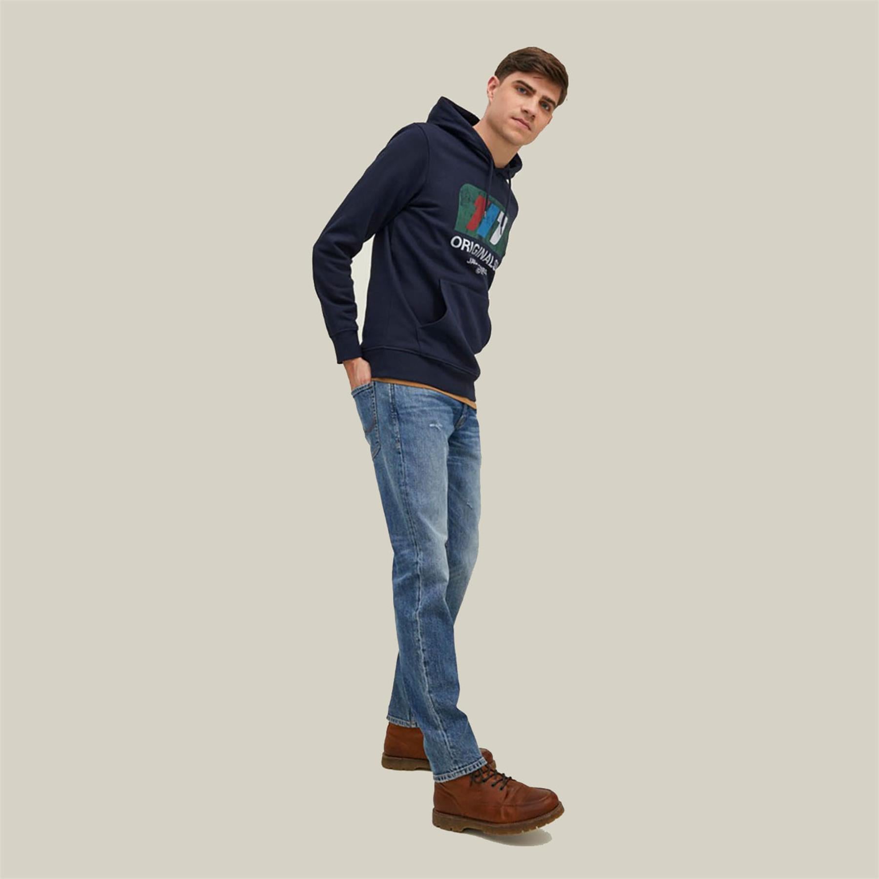Jack & Jones Erkek Kapşonlu Sweatshirt