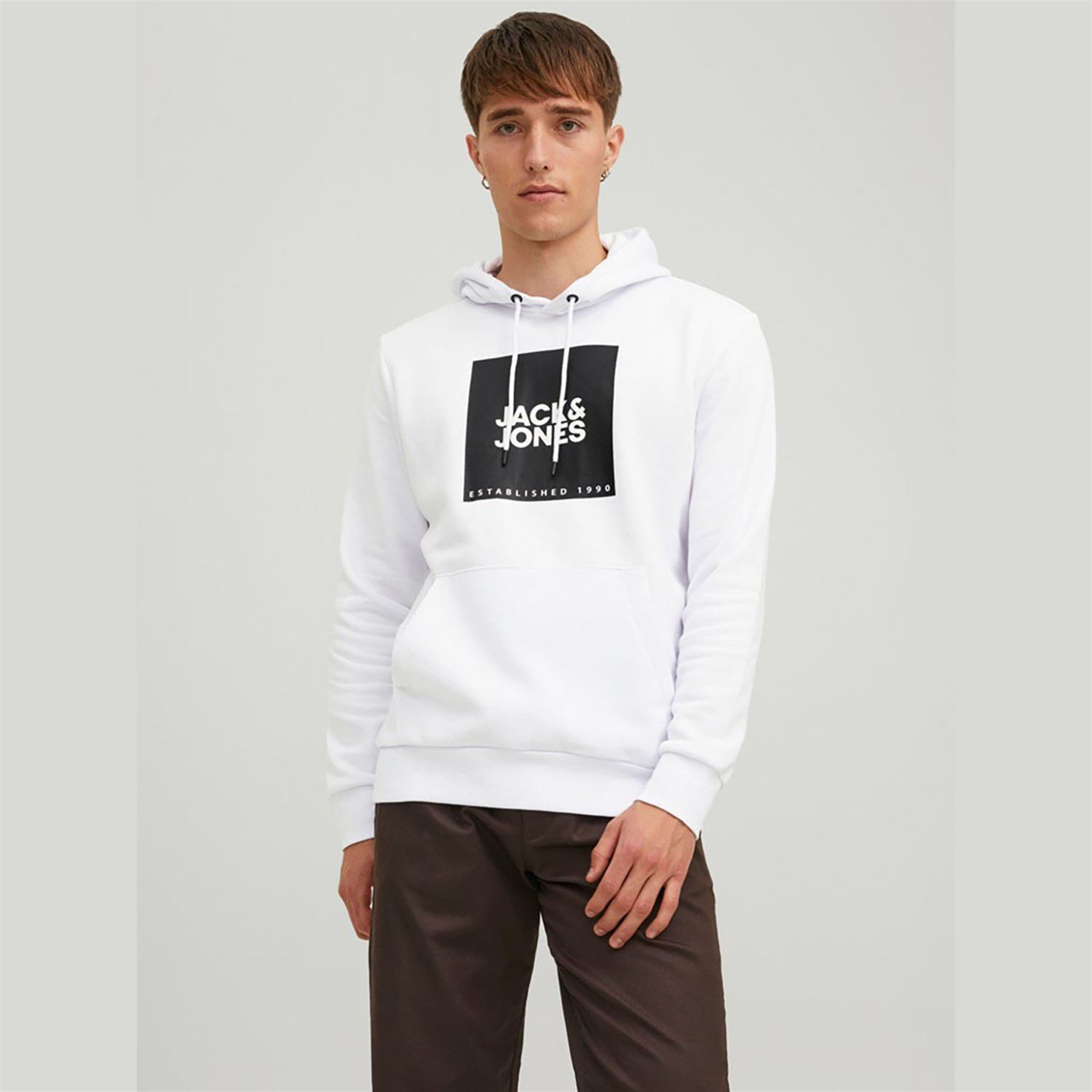 Jack & Jones Erkek Kapşonlu Sweatshirt