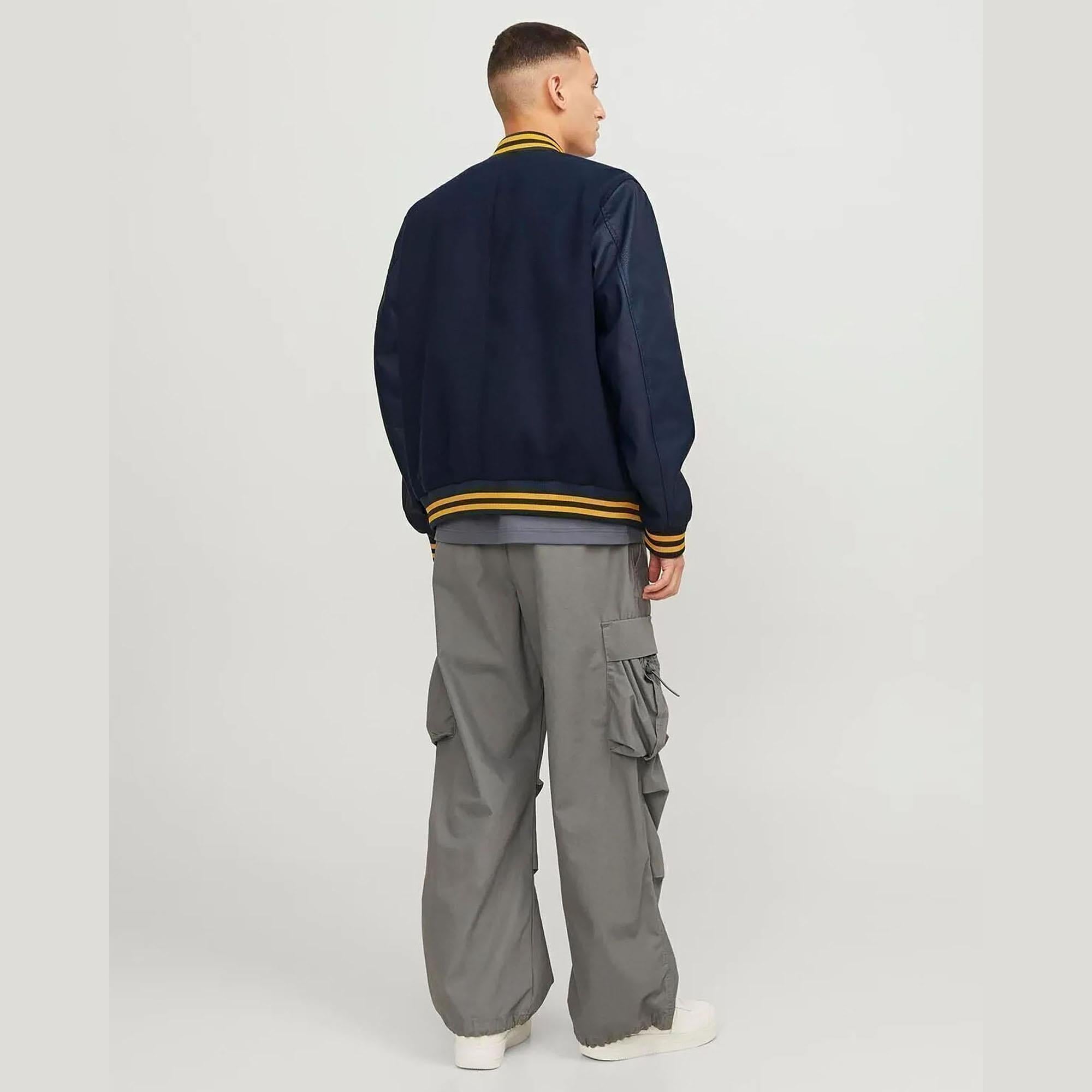 Jack & Jones Erkek Kolej Yaka Mont 12241559 Jack & Jones Erkek Bomber Mont 12241559