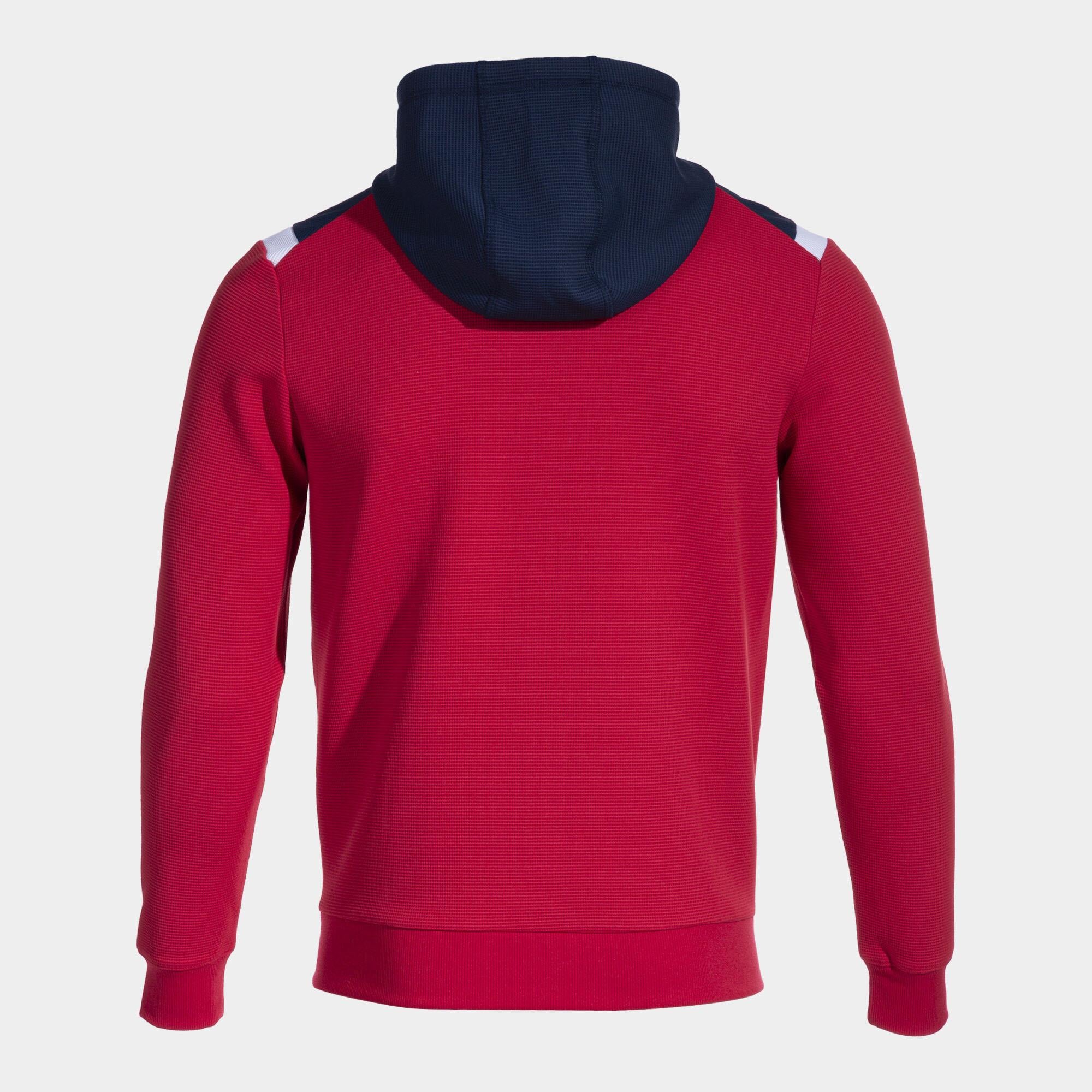 Joma Erkek Futbol Sweatshirt Toledo  Zip-Up Hoodie 103737.603 TOLEDO  ZIP-UP HOODIE RED NAVY