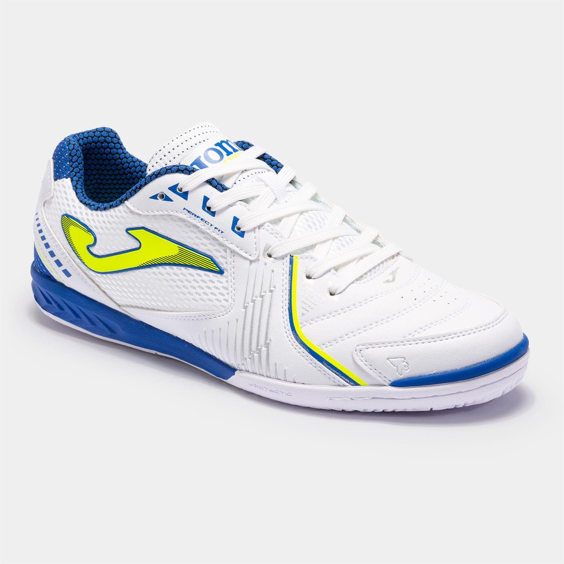 Joma Erkek Futsal Maç Ayakkabı Dribling 2302 White Blue Indoor Drıs2302In