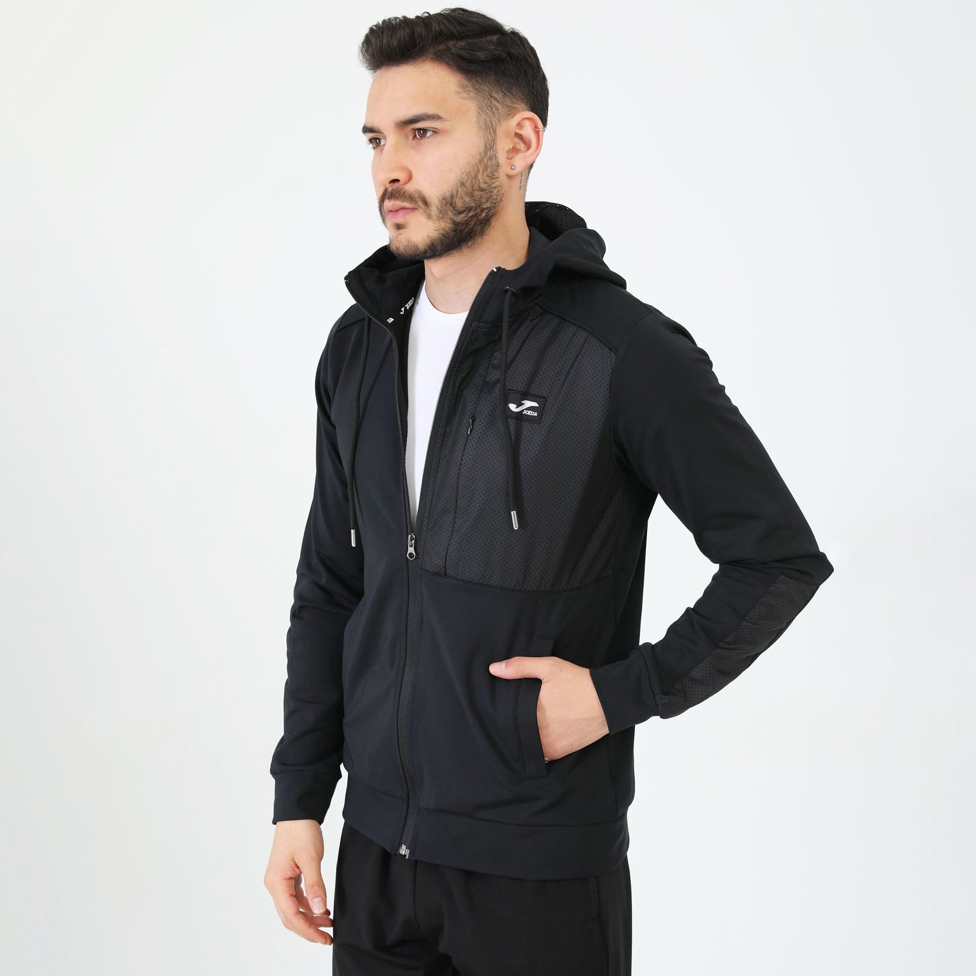 Joma Erkek Günlük Sweatshirt Kapşonlu Full Zip Poly.Crush M 4232302