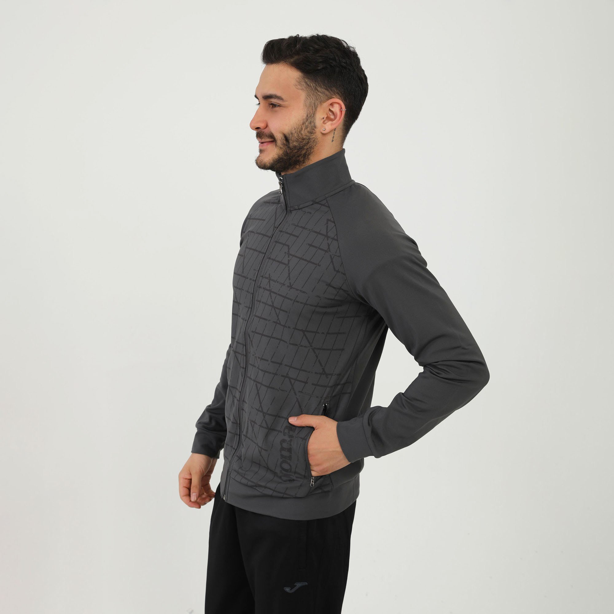 Joma Erkek Günlük Sweatshirt Sweat Full Zip Dark 4231306