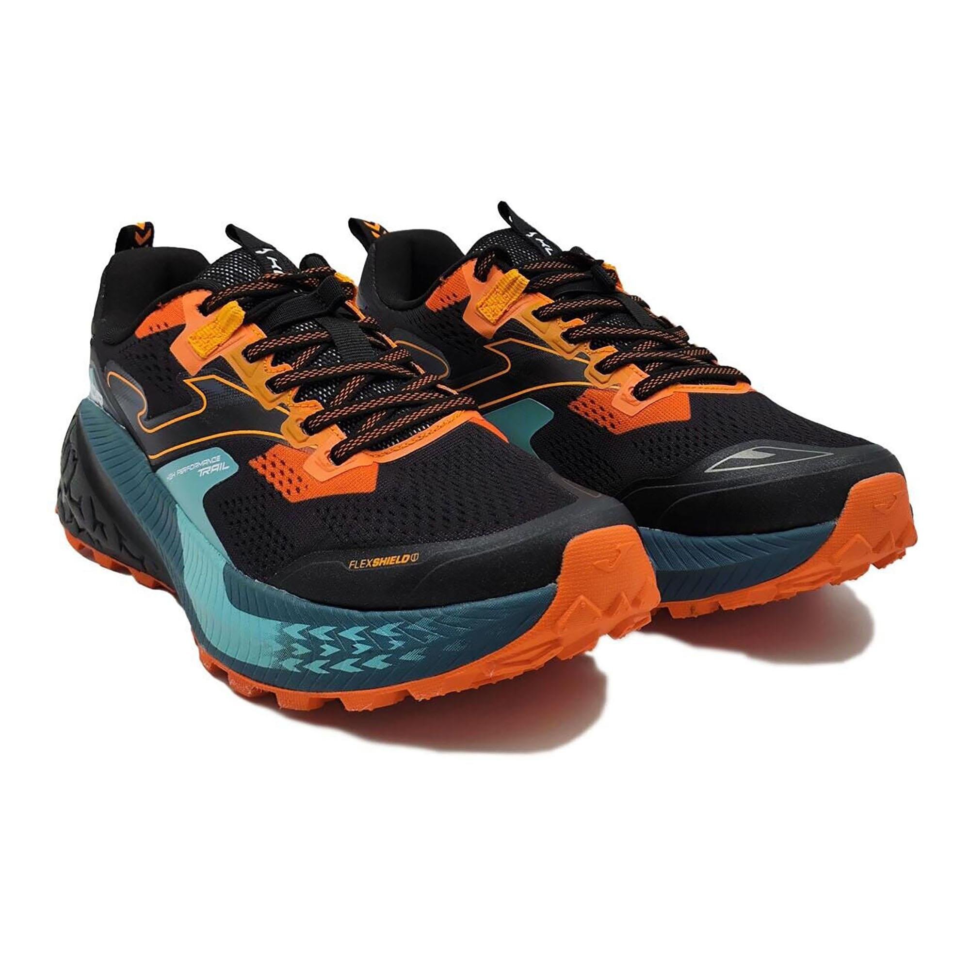 Joma Erkek Koşu - Yürüyüş Ayakkabısı Kubor Men 2401 Black Turquoıse Orange Tkkubw2401 KUBOR MEN 2401 BLACK TURQUOISE ORANGE