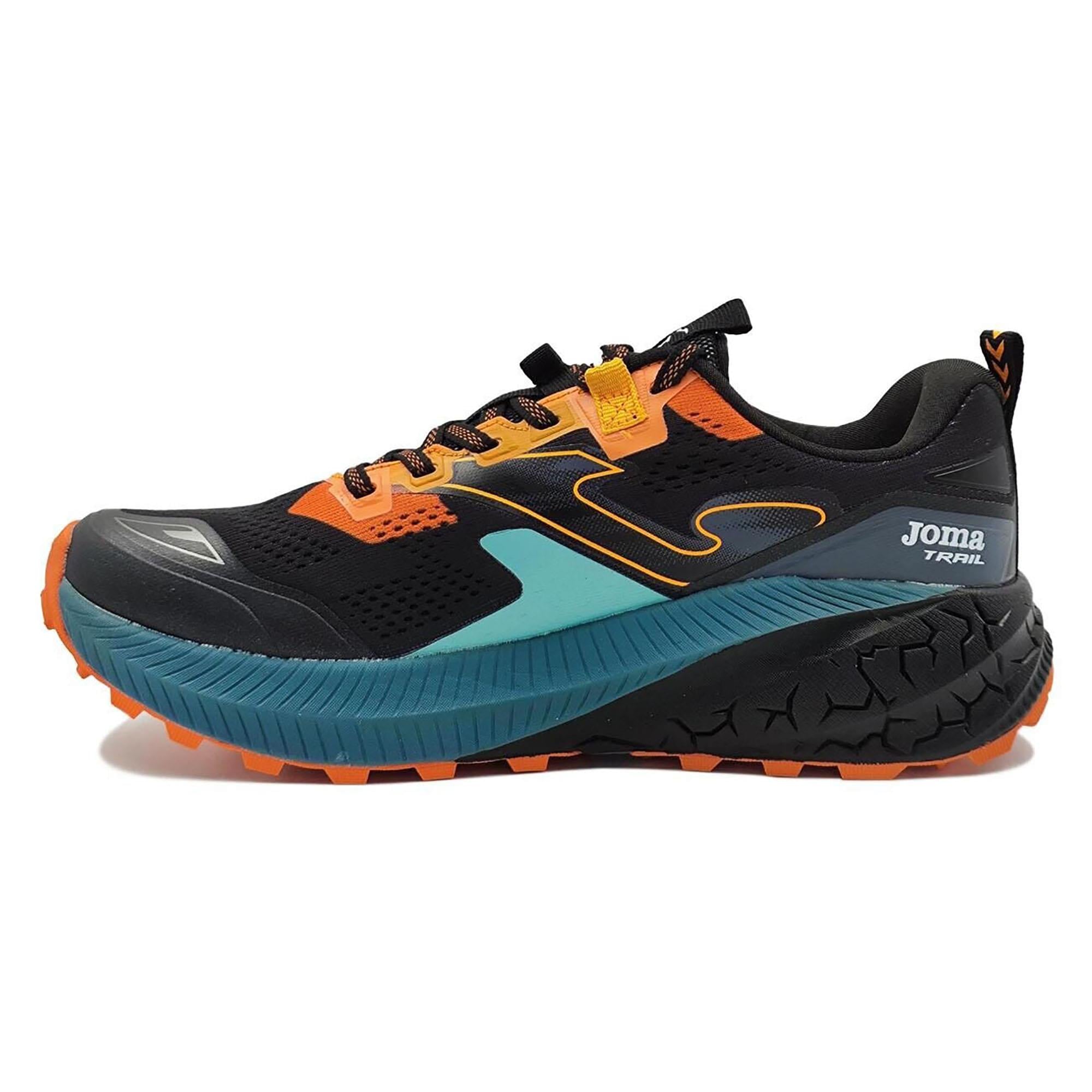 Joma Erkek Koşu - Yürüyüş Ayakkabısı Kubor Men 2401 Black Turquoıse Orange Tkkubw2401 KUBOR MEN 2401 BLACK TURQUOISE ORANGE