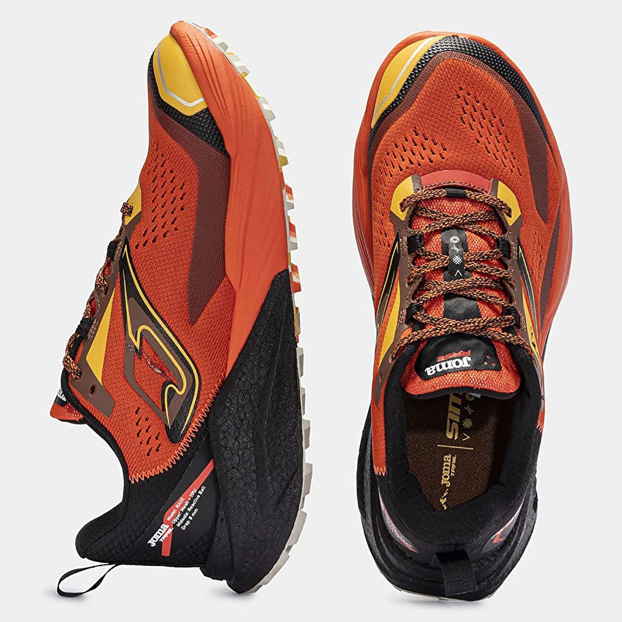 Joma Erkek Koşu - Yürüyüş Ayakkabısı Rase Men 2408 Orange Black Tkrasw2408 RASE MEN 2408 ORANGE BLACK