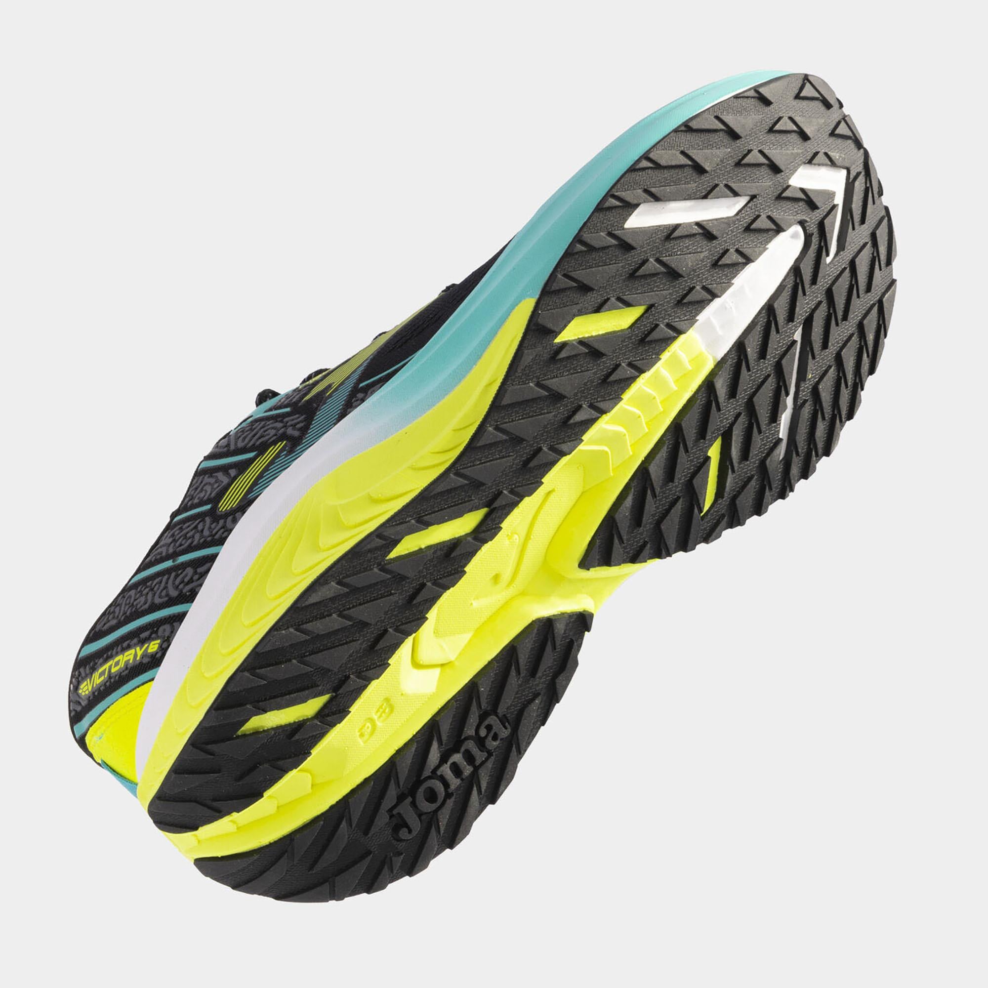 Joma Erkek Koşu - Yürüyüş Ayakkabısı Victory 2401 Rvıctw2401 VICTORY 2401 BLACK TURQUOISE YELLOW