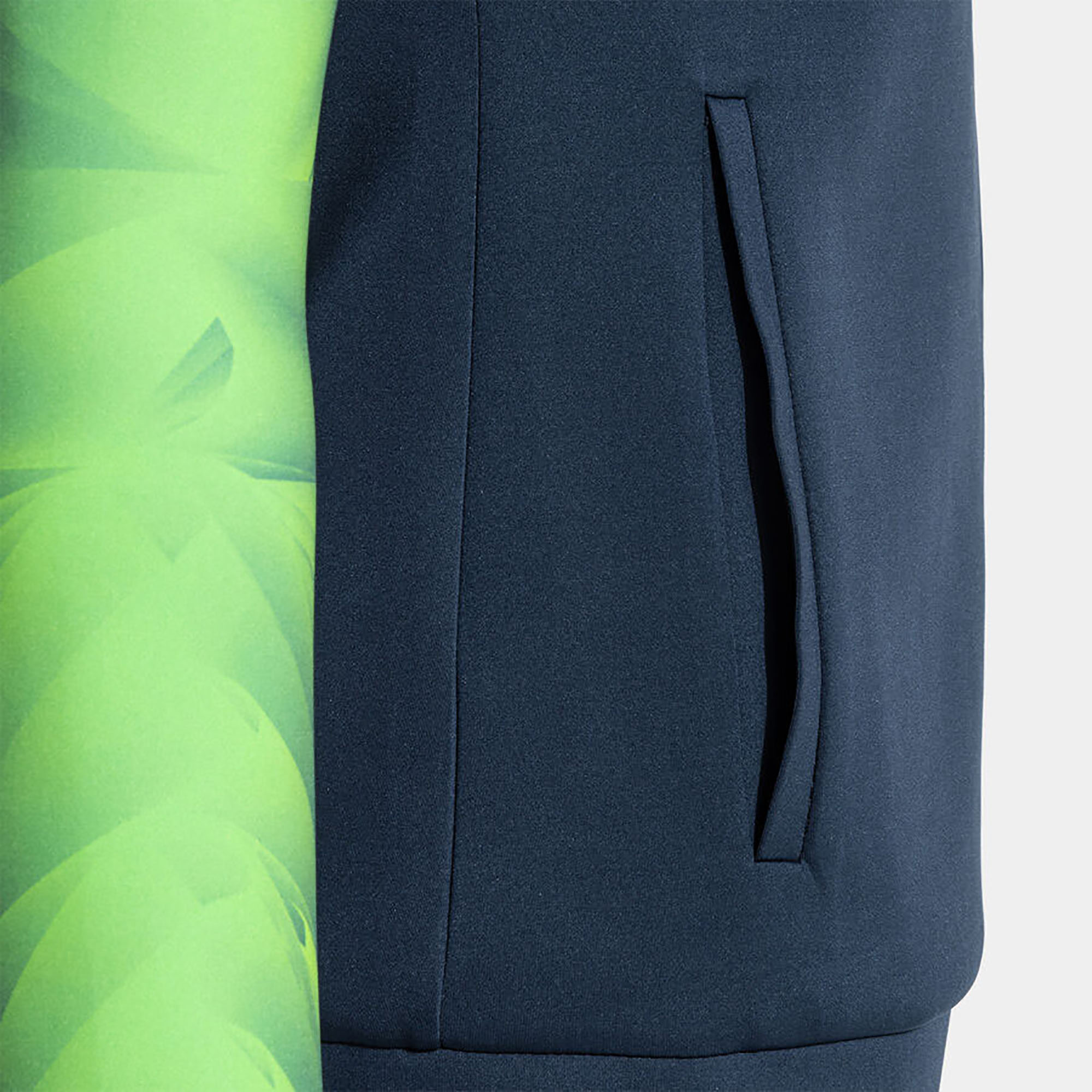 Joma Kadın Günlük Sweatshirt Elite Xı Full Zip Sweatshirt 902255.317 ELITE XI FULL ZIP SWEATSHIRT NAVY FLUOR GREEN