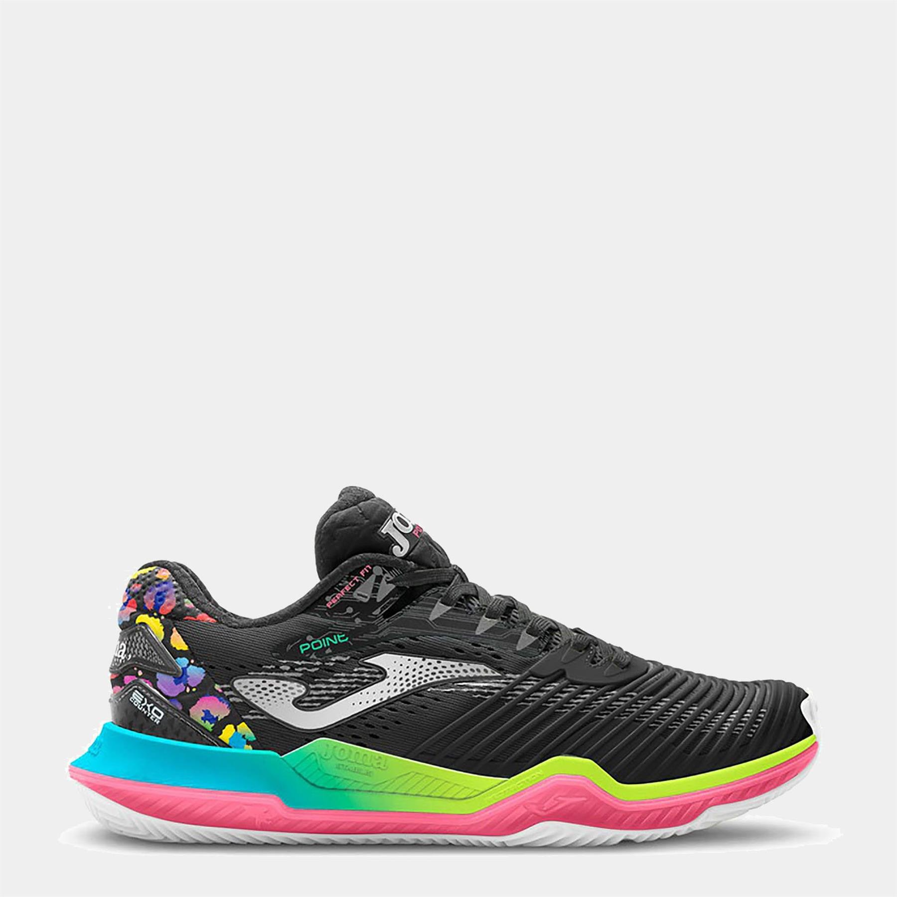 Joma Kadın Tenis Maç Ayakkabı Point Lady 2301 Black Tpoılw2301Ac