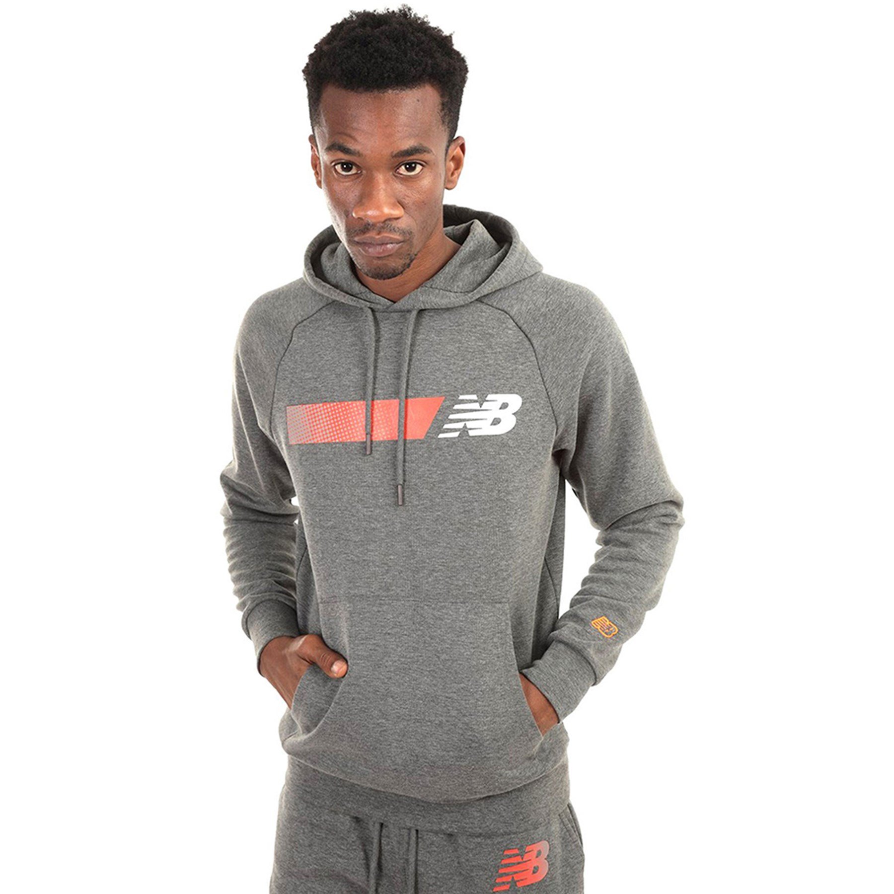 New Balance Erkek Kapüşonlu Sweatshirt Nb Team Hoodie Mph001-Chc