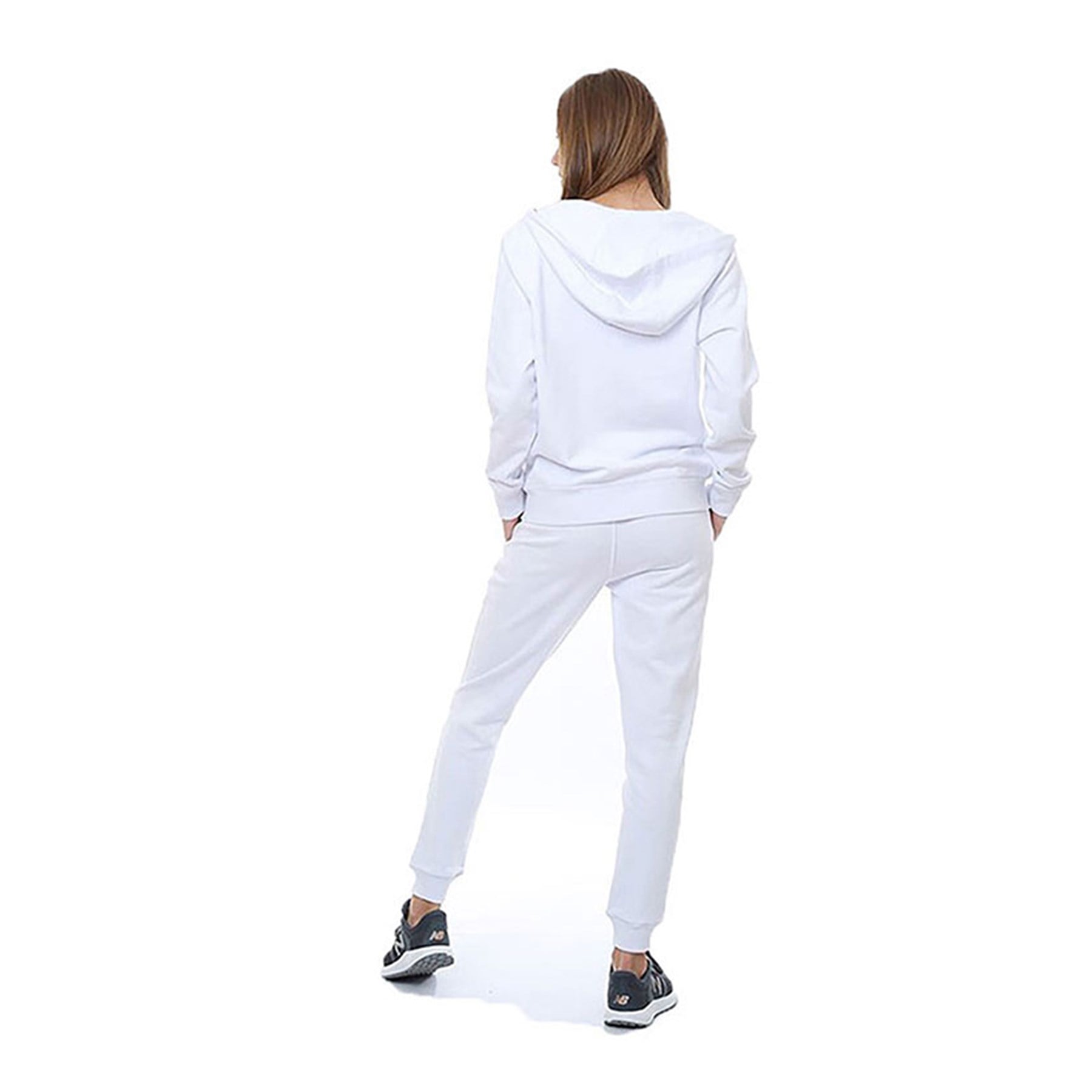 New Balance Kadın Fermuarlı Kapüşonlu Eşofman Üstü Nb Logo Full Zip Hoodie Wpj032-Wt