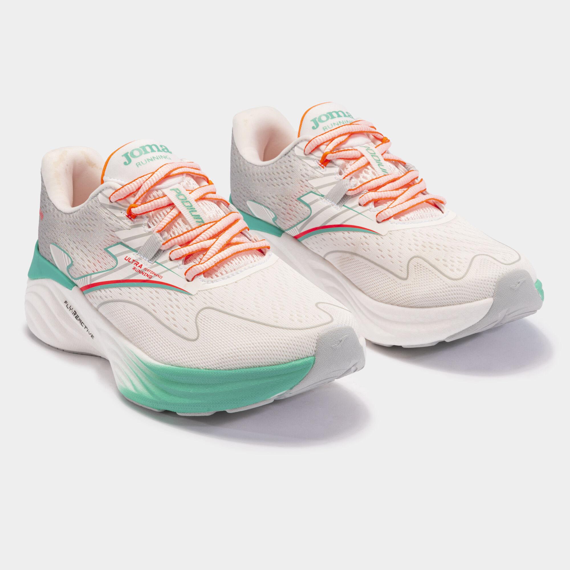 PODIUM LADY 2402 WHITE TURQUOISE