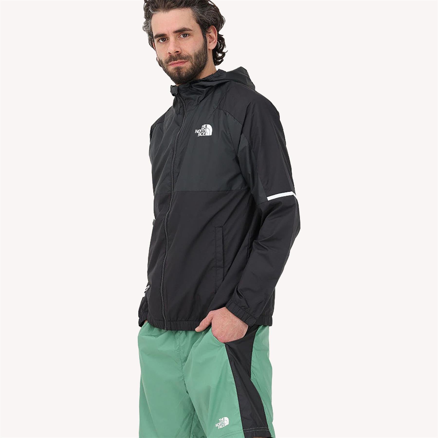 The North Face Erkek Kapşonlu Mont Ma Wind Full Zip Nf0A823Xkt01