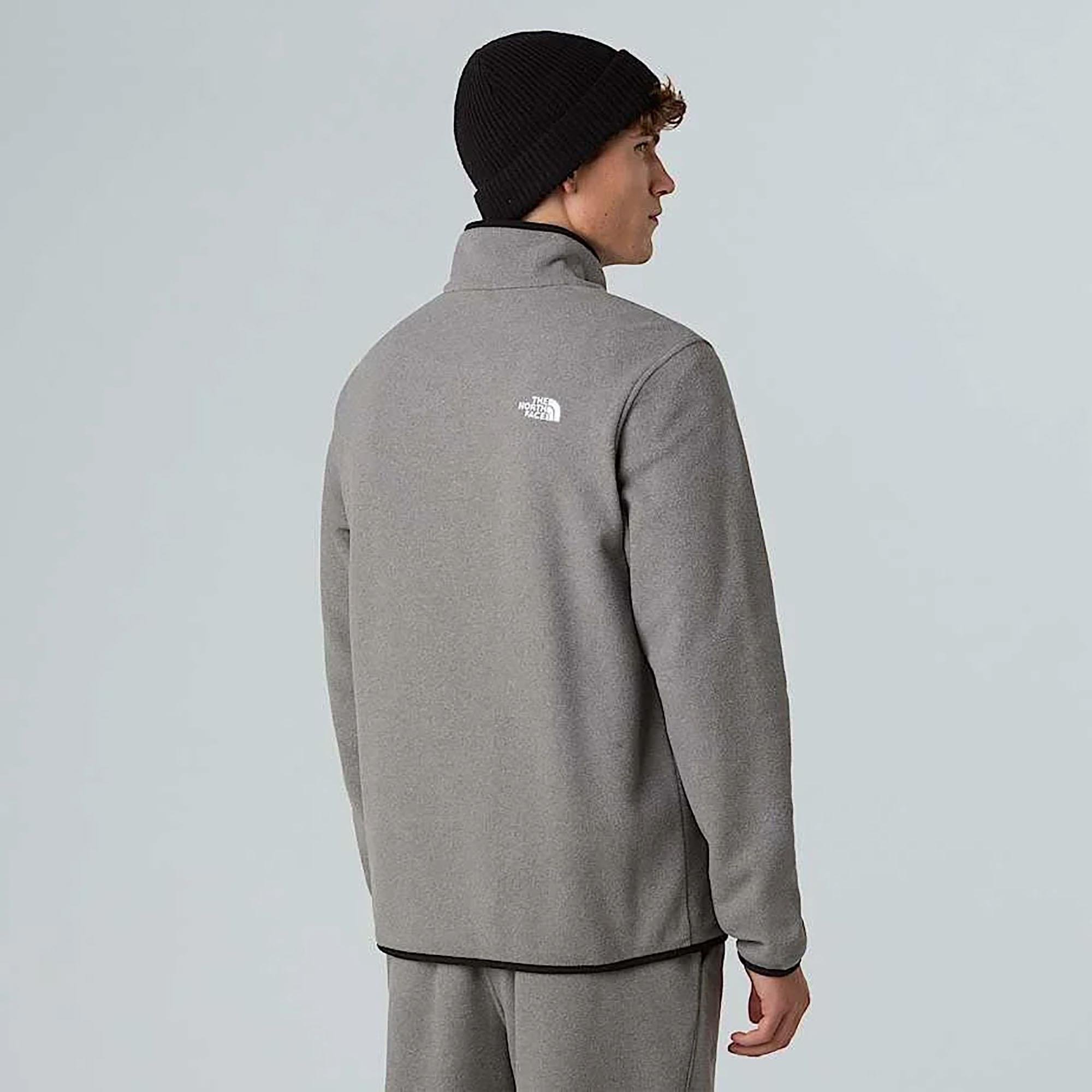 The North Face Erkek Yarım Fermuar Sweatshirt Glacier Fleece 1-4 Zip Jacket Nf0A8D0Qcqı1