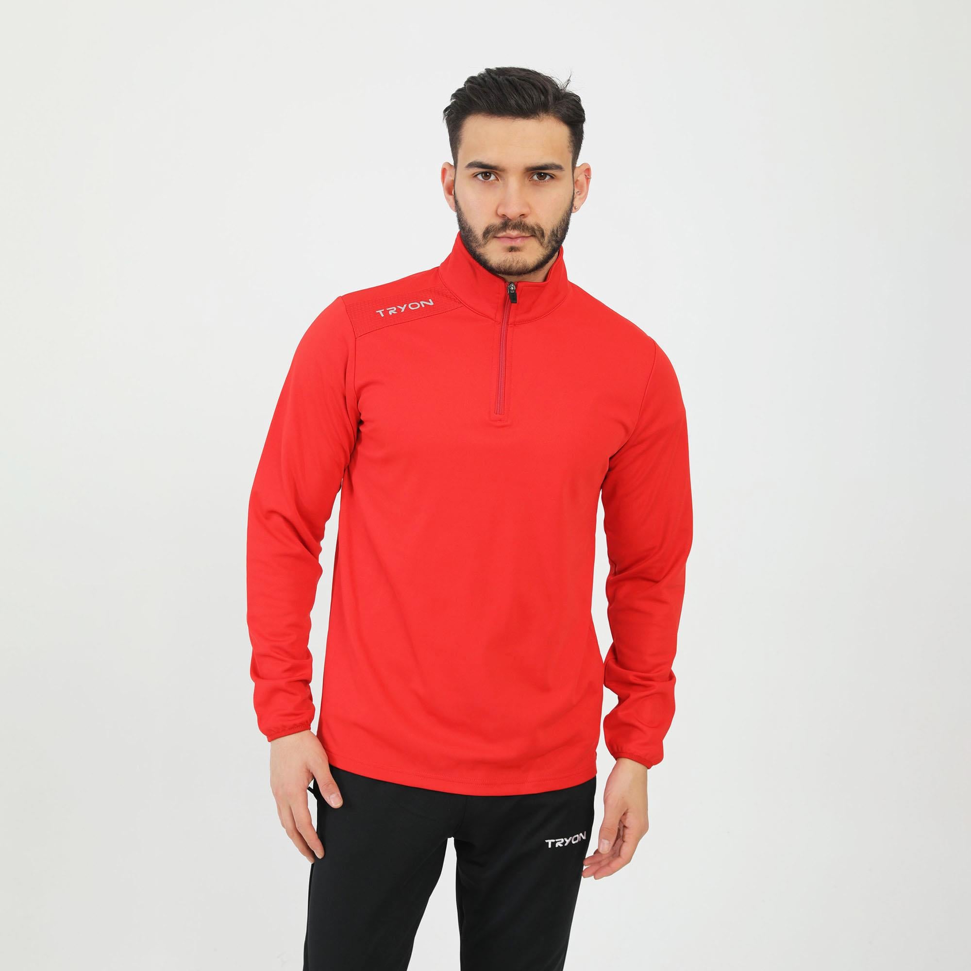 Tryon Erkek Sweatshirt Antrenman Victory 1018043 ANTRENMAN SWEAT Y.FERMUARLI VICTORY