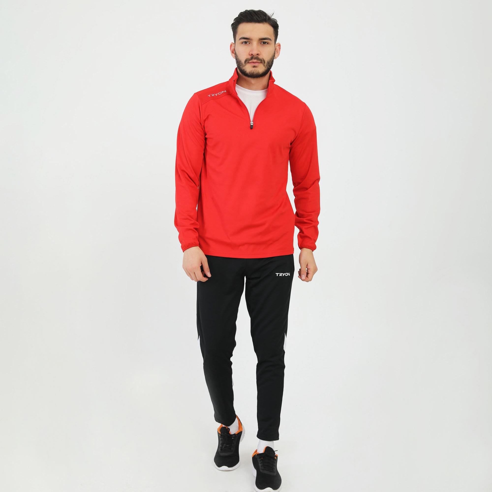 Tryon Erkek Sweatshirt Antrenman Victory 1018043 ANTRENMAN SWEAT Y.FERMUARLI VICTORY