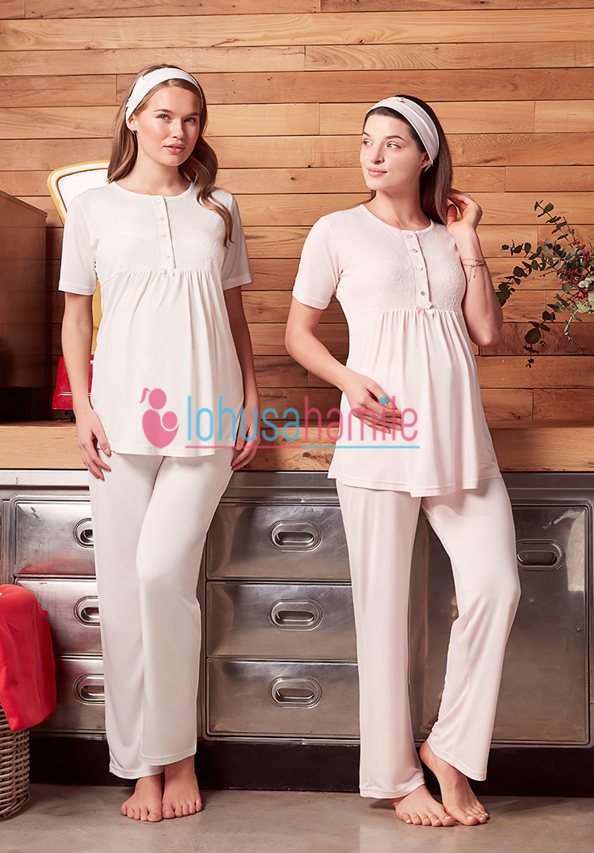 Baha 3520 Sabahlıklı Lohusa Pijama Takımı