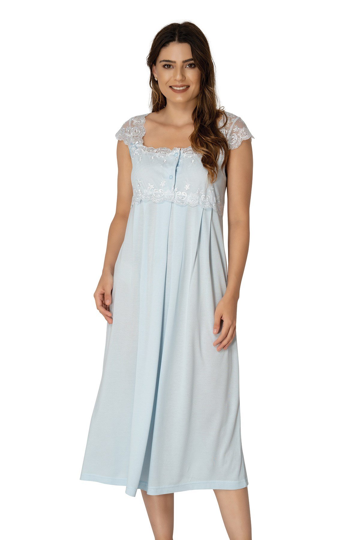 Effortt 2304 Dantelli Lohusa Gecelik Takımı