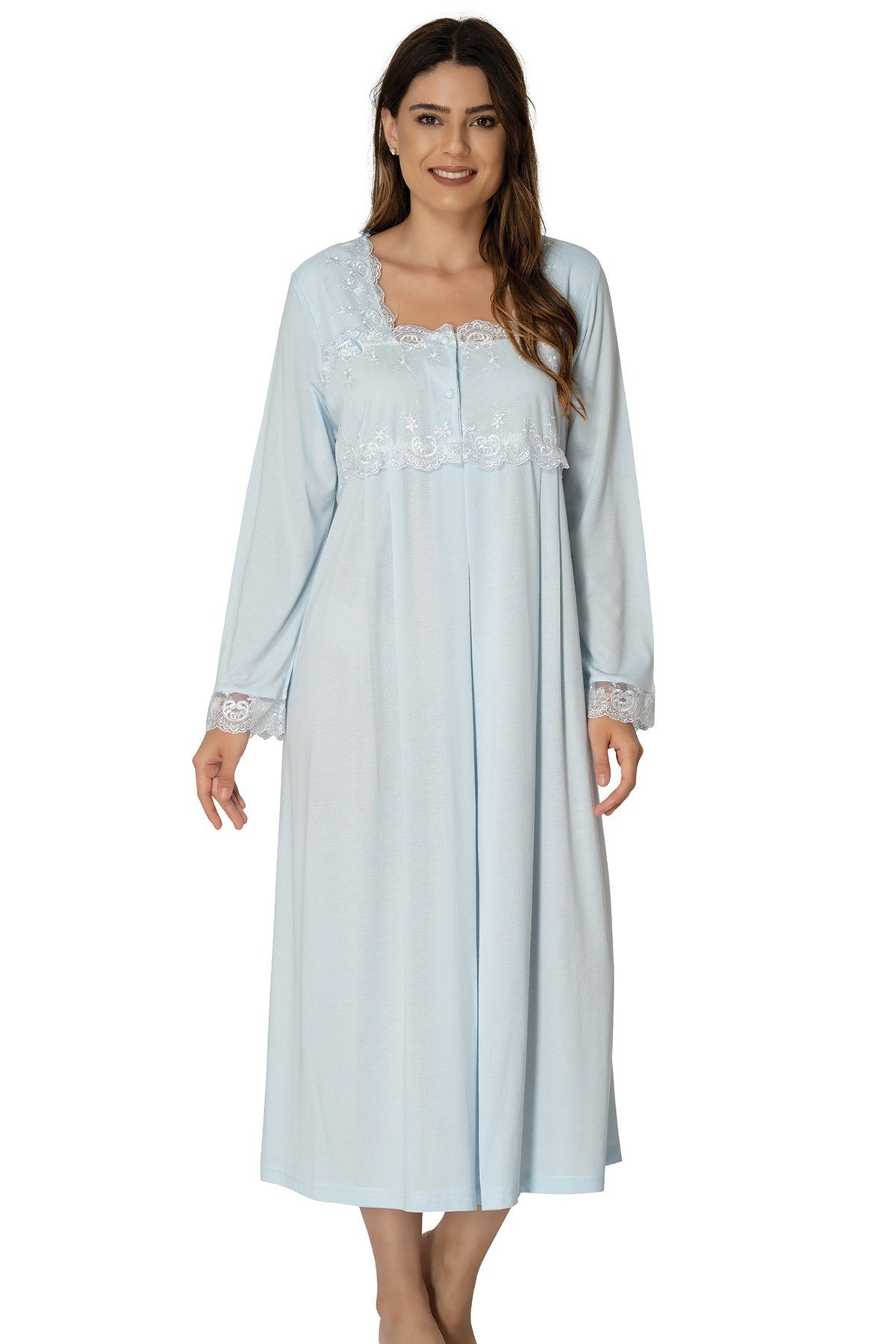 Effortt 2404 Mavi Lohusa Gecelik Takımı