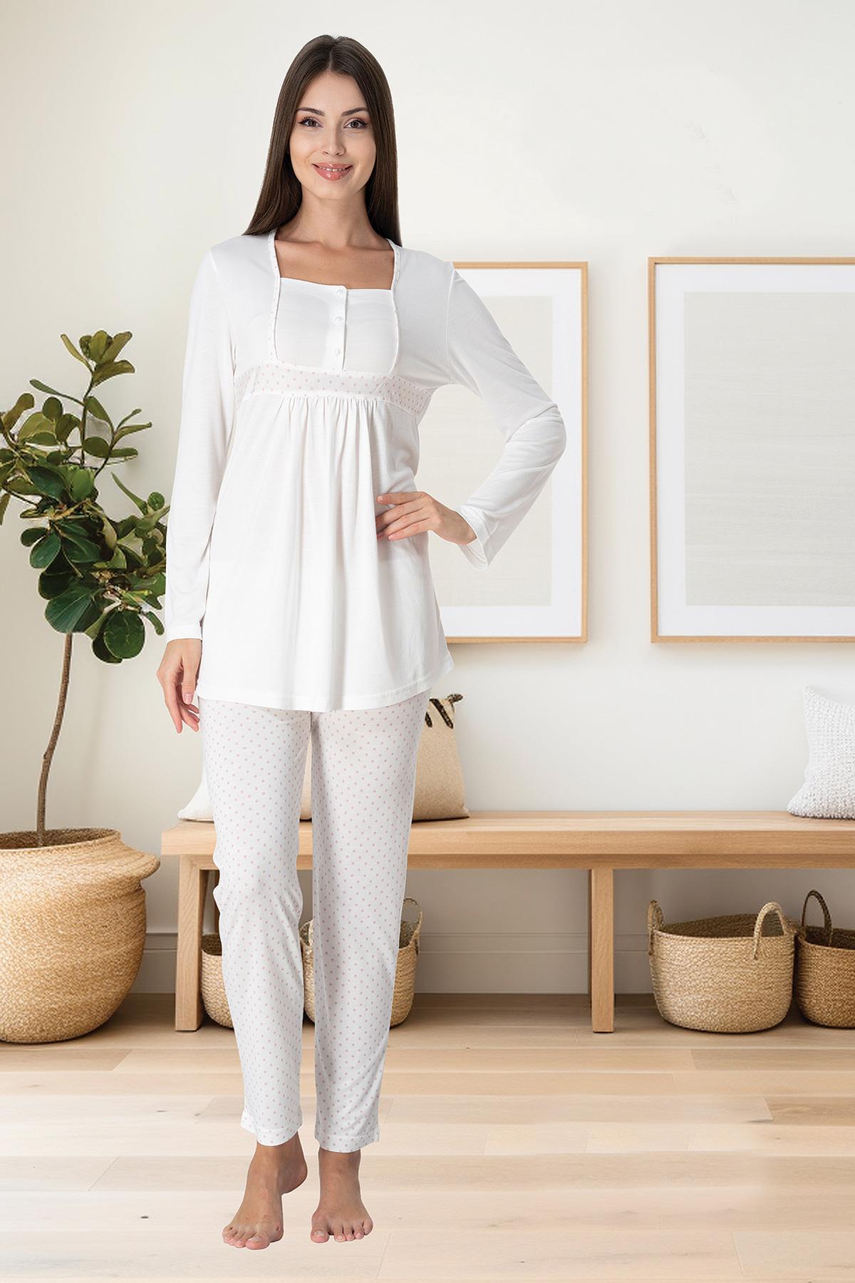 Effortt 3022 Pembe Lohusa Pijama Takımı