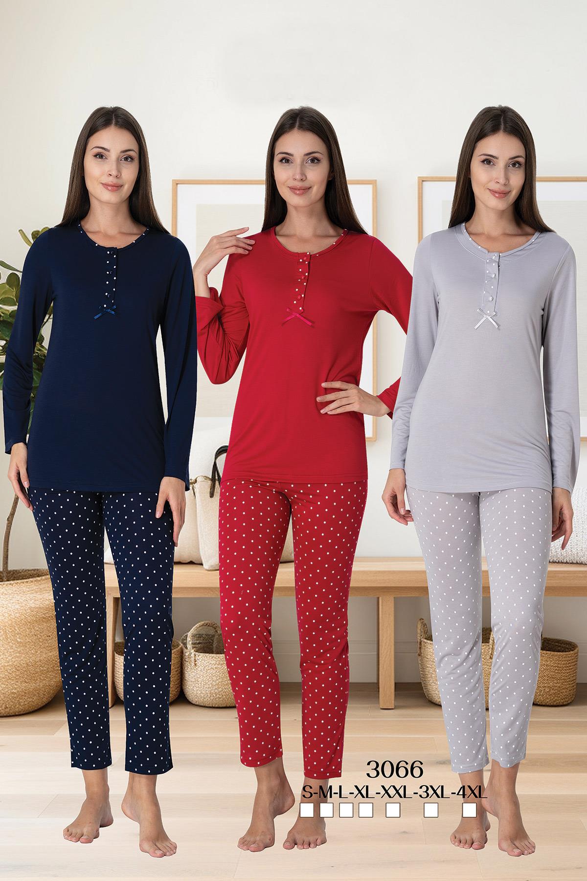 Effortt 3066 Büyük Beden Pijama Takımı