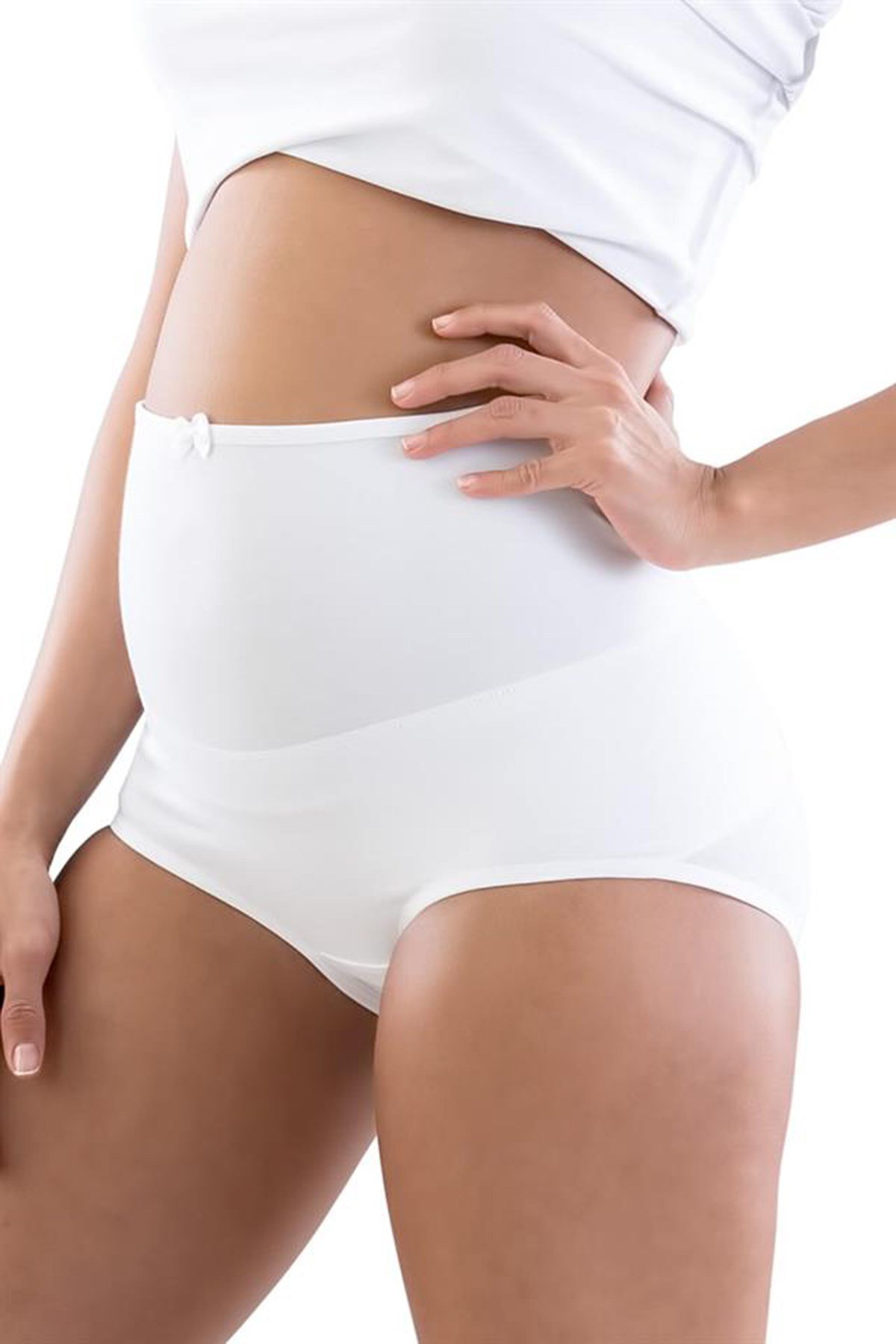 Emay 2810 Beyaz Hamile Slip Külot