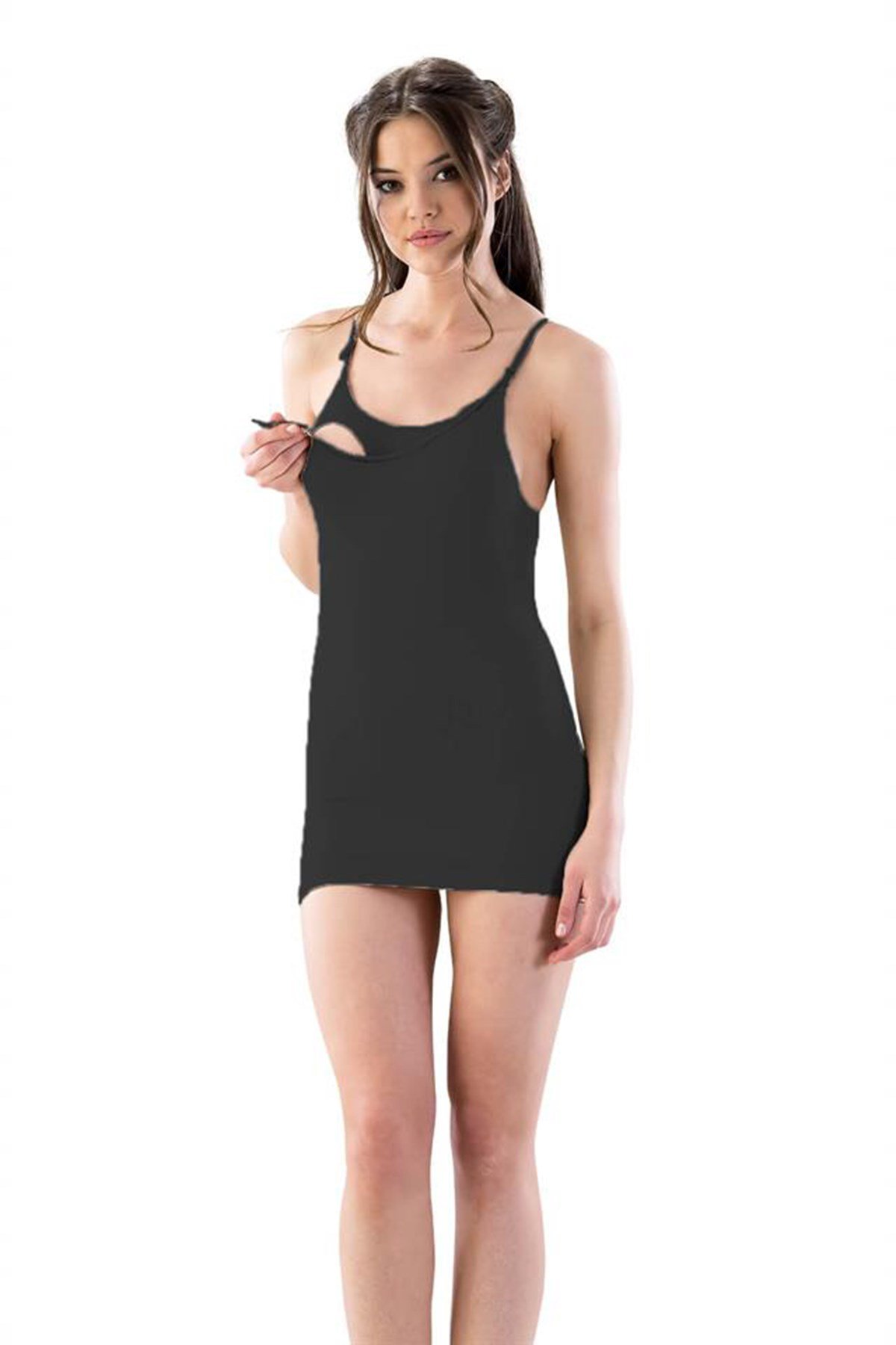 Emay 5300 Siyah Emzirme Atleti