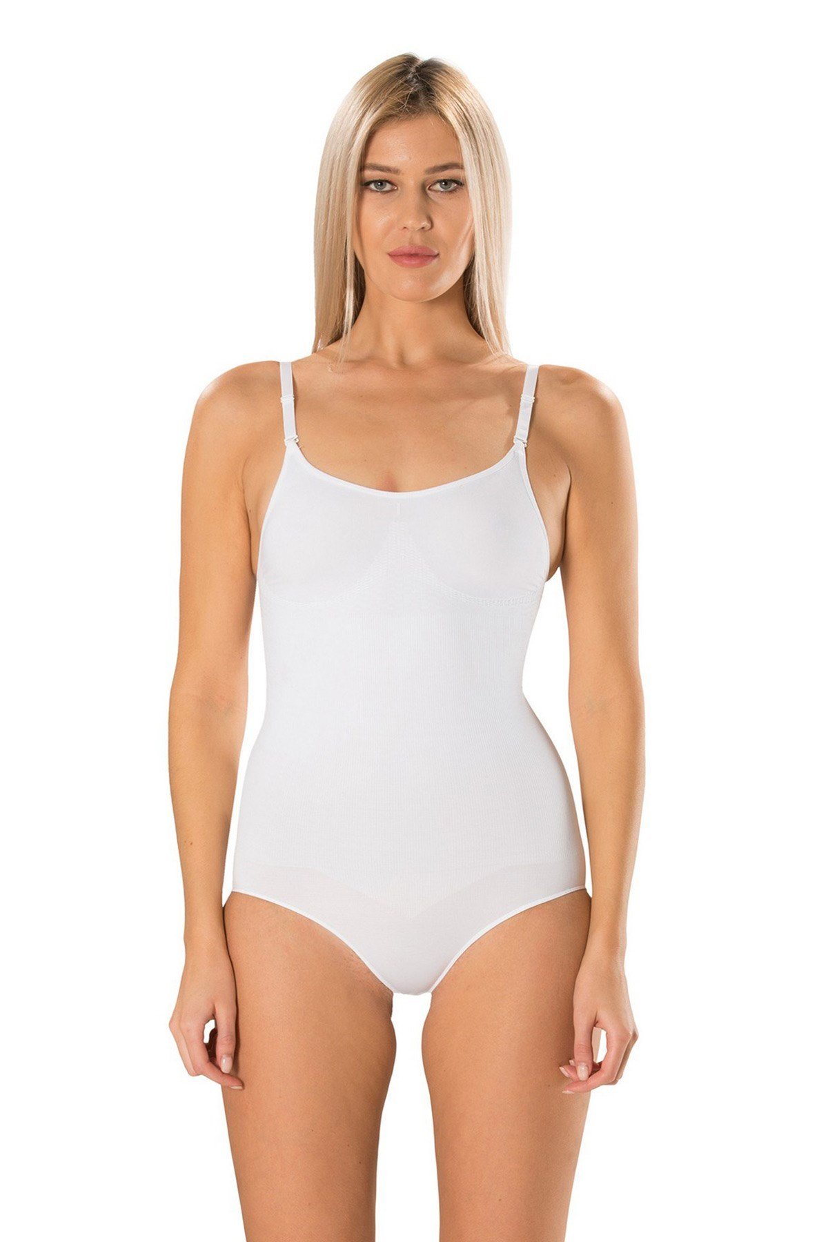 Formactive 1040 Beyaz Çıtçıtlı Body Lohusa Korsesi