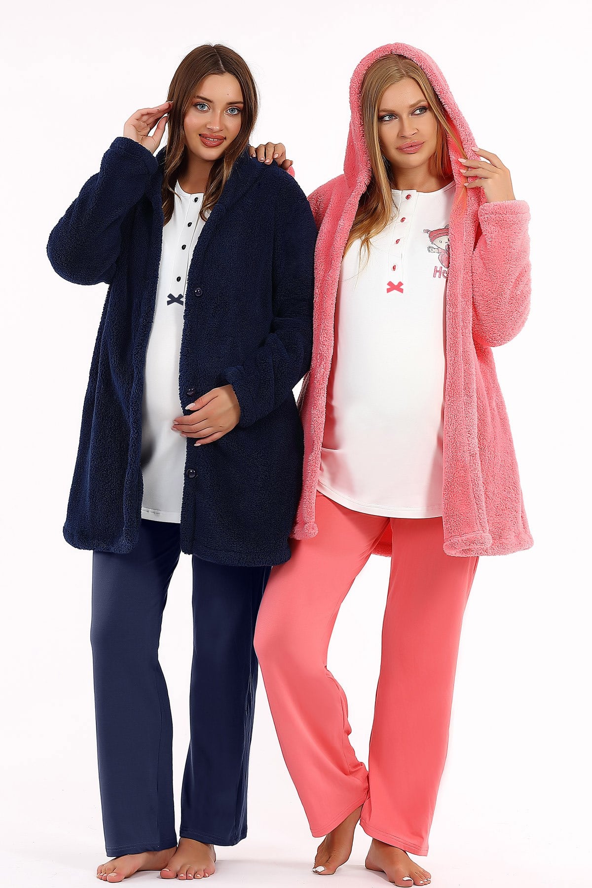 Haluk Bayram 4215 Sabahlıklı Lohusa Pijama Takımı