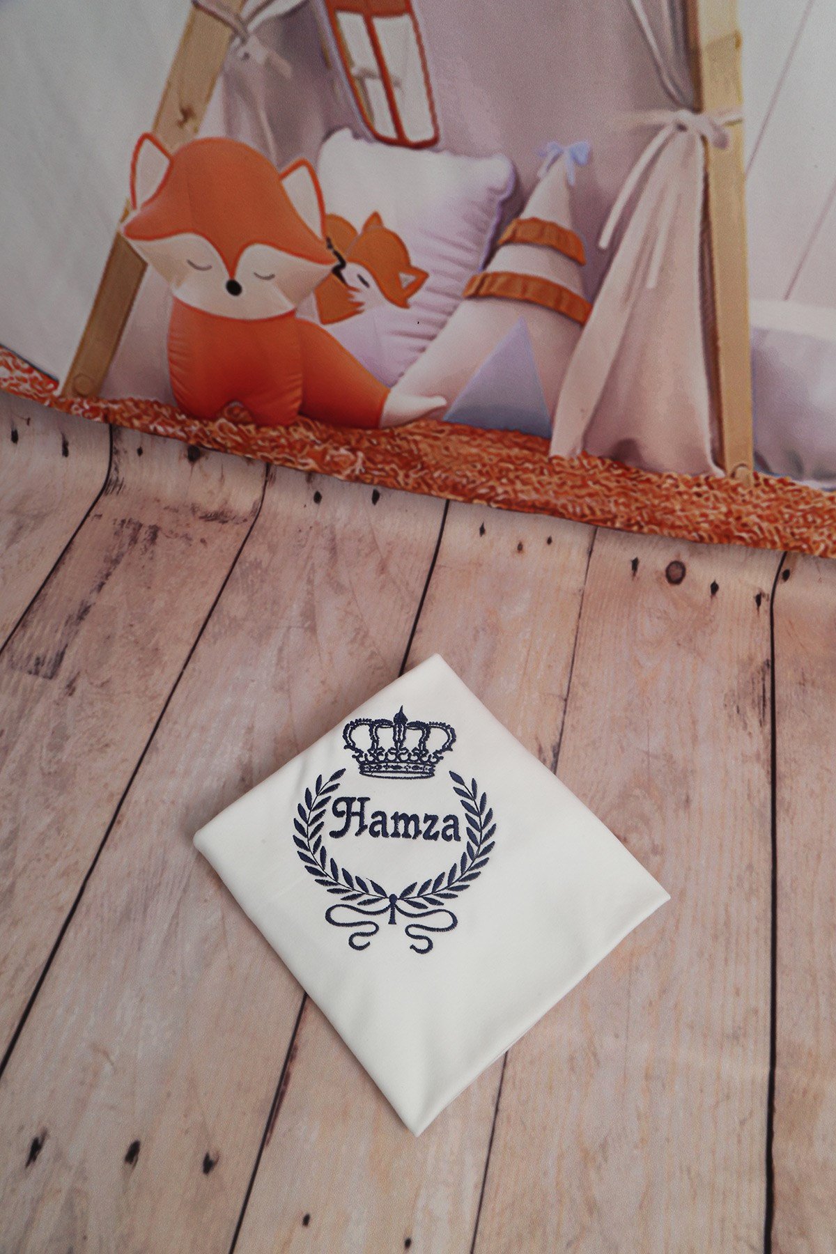 İsimli Bebek Battaniye B7036