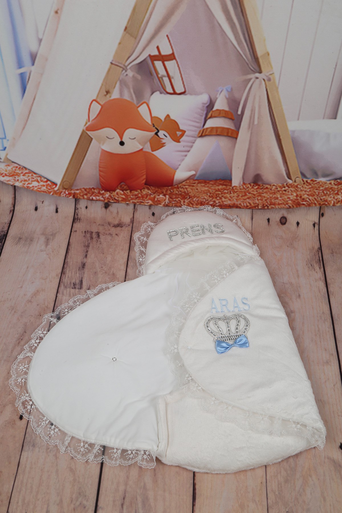 İsimli Beyaz Kundak 6013