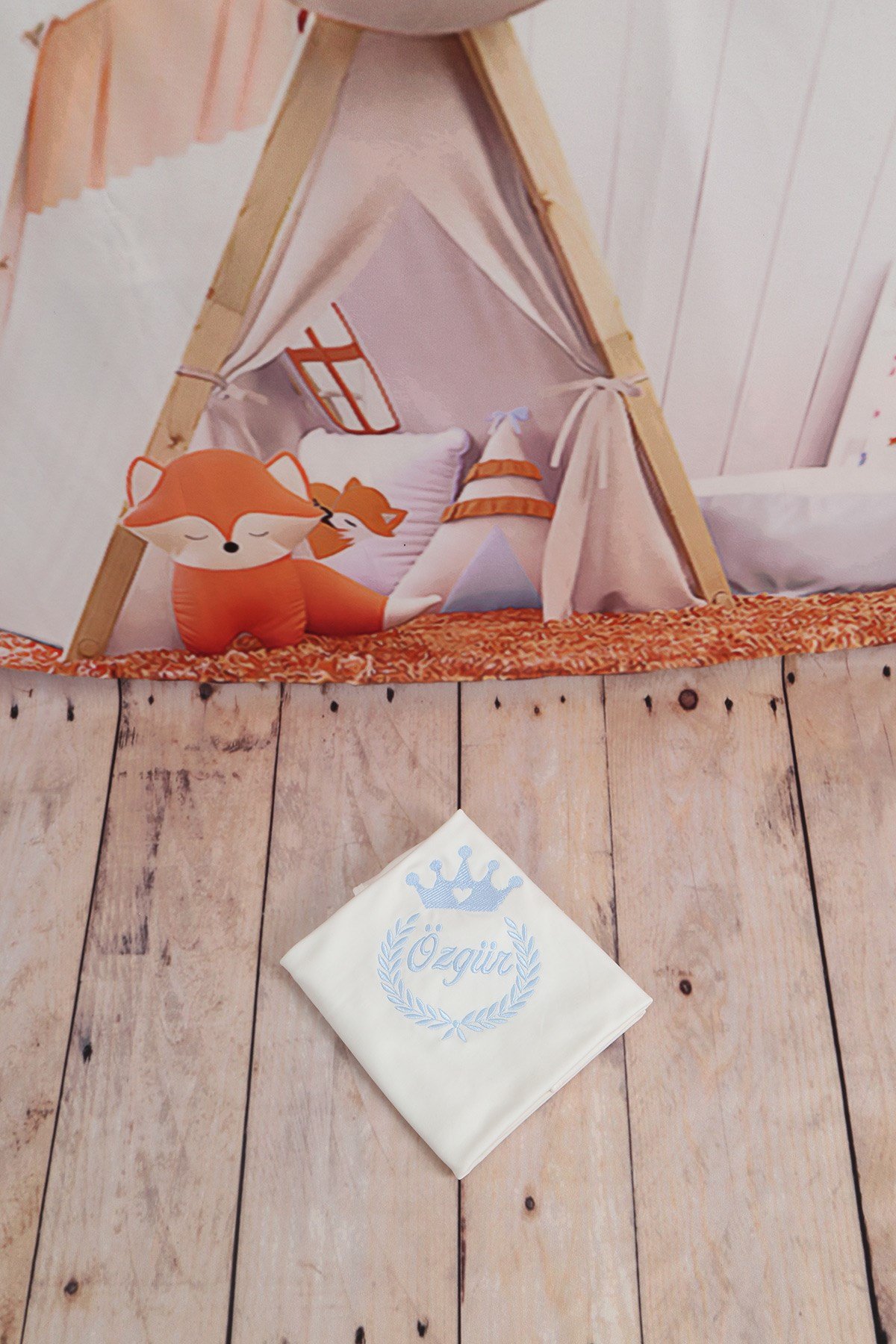 İsimli Taçlı Bebek Battaniye B7017