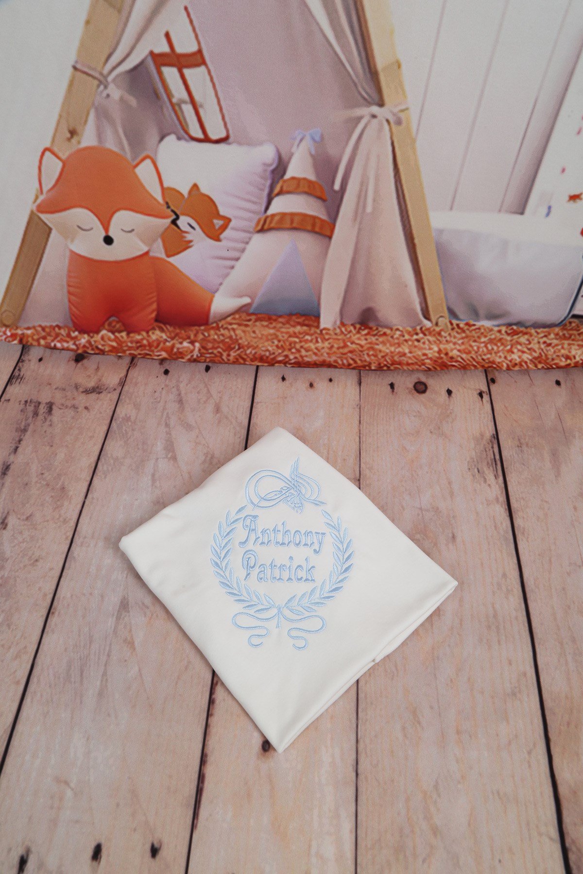 İsimli Tuğralı Bebek Battaniye B7025