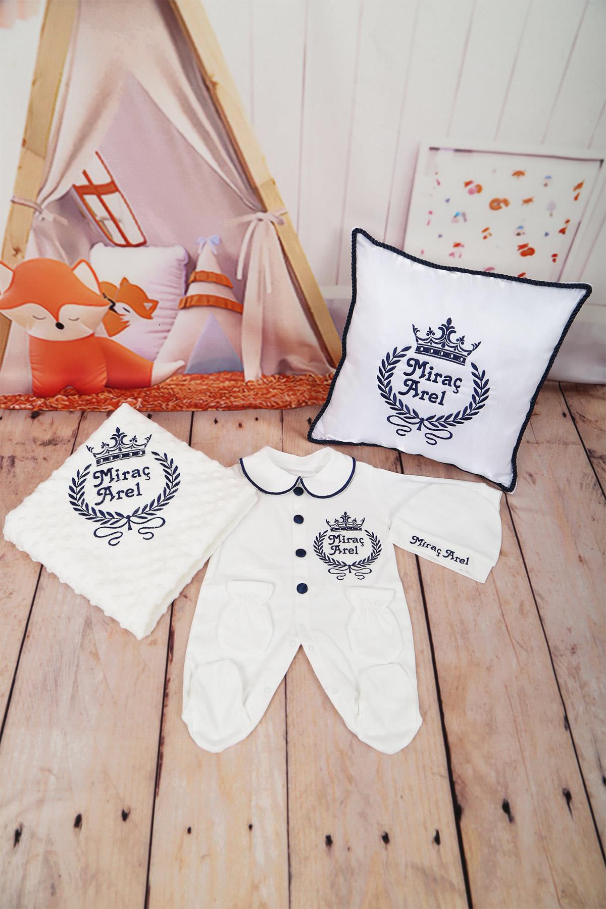 İsme özel 5li Bebek Seti 5619