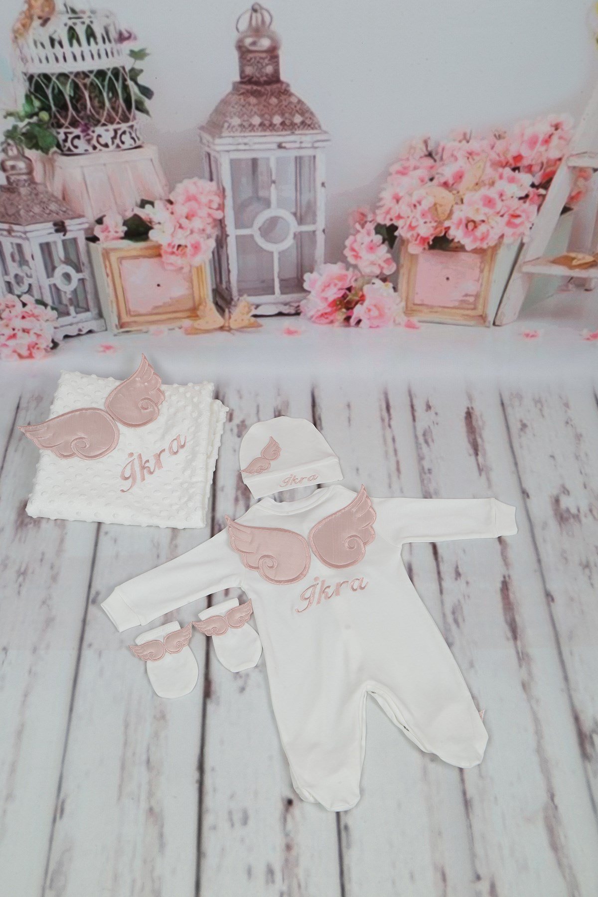 İsme Özel Hastane Çıkışı 4lü Set LH4058