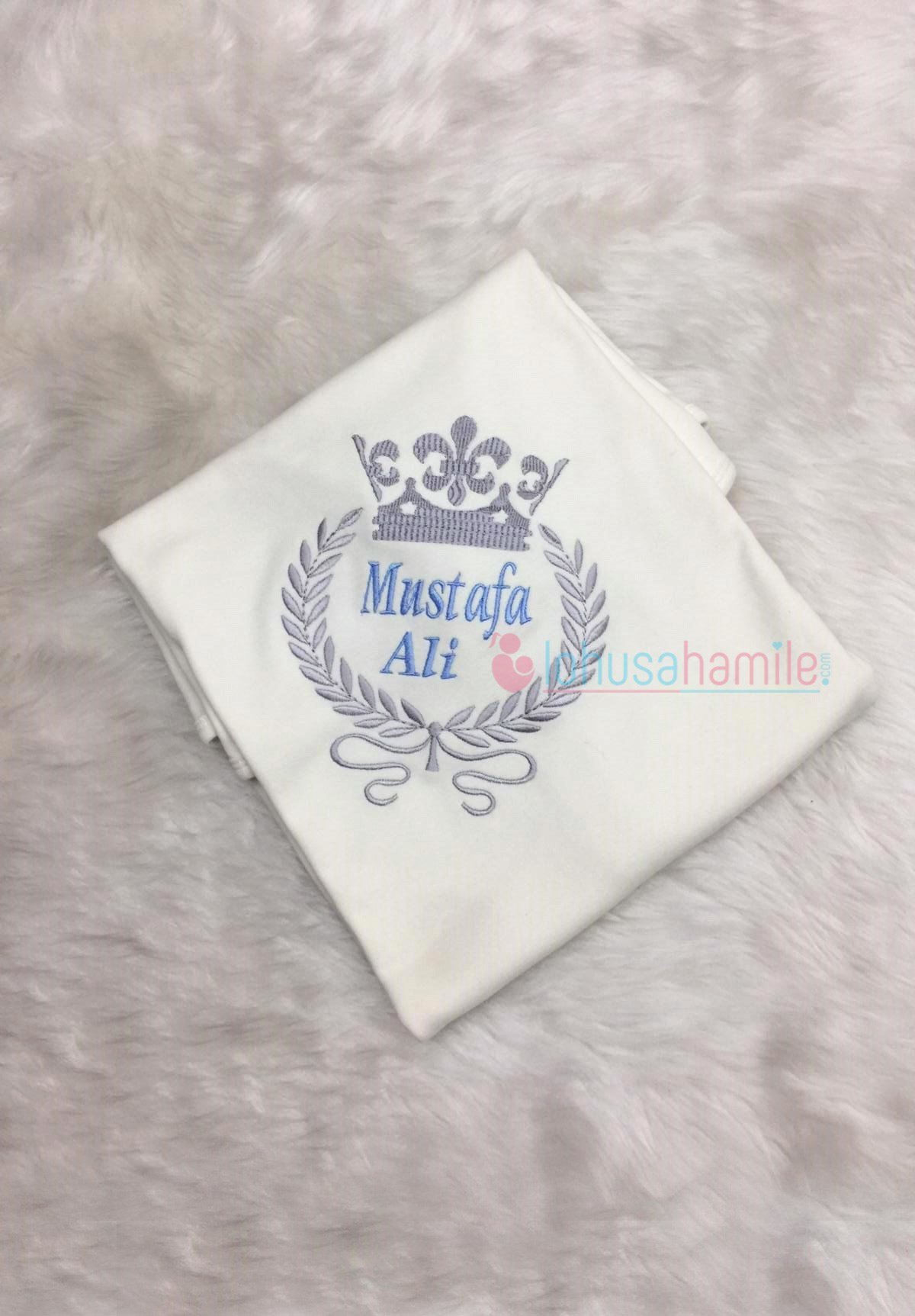 İsme Özel Prens Tac Desenli Battaniye B7020