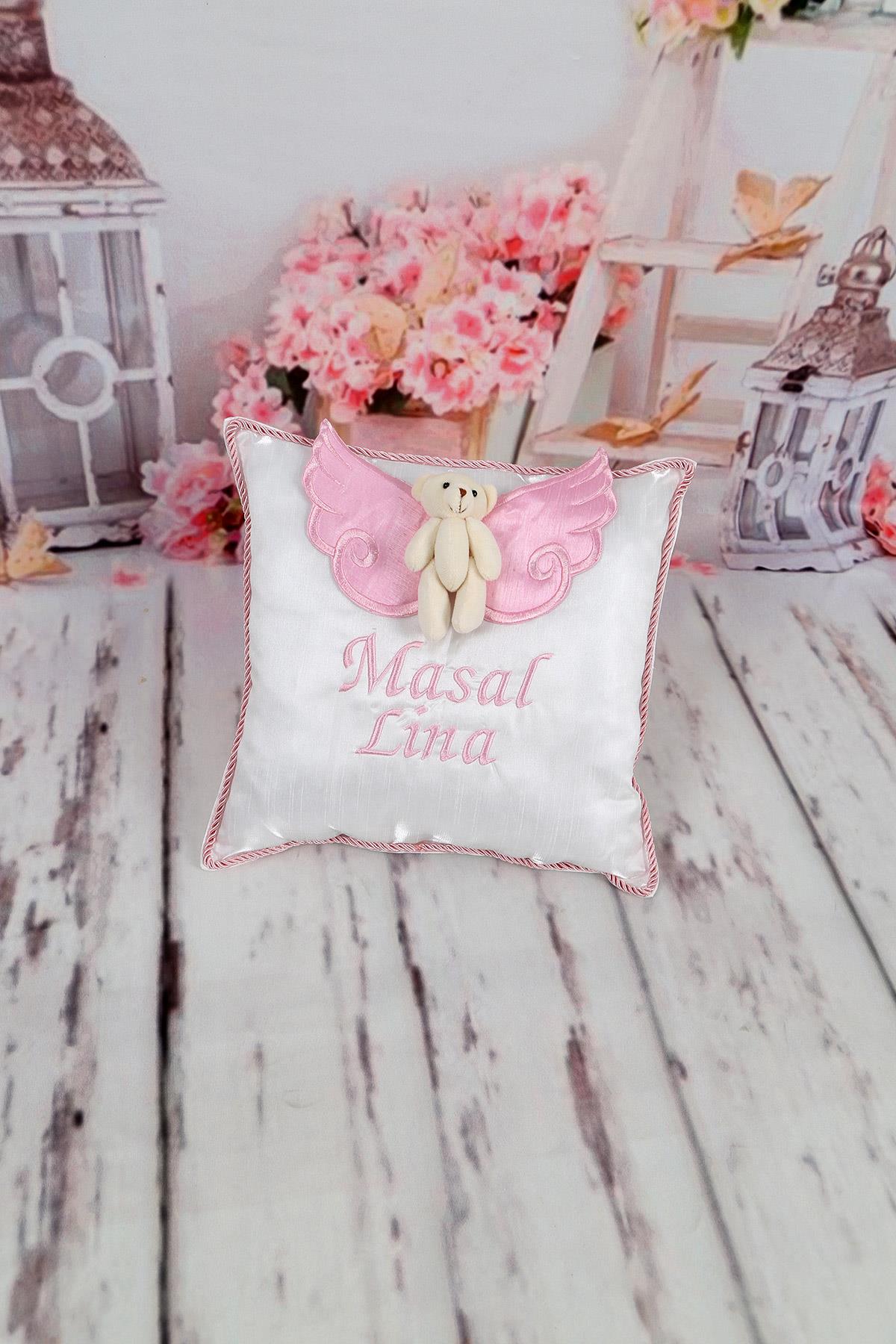 İsme Özel Süslü Takı Yastığı 601